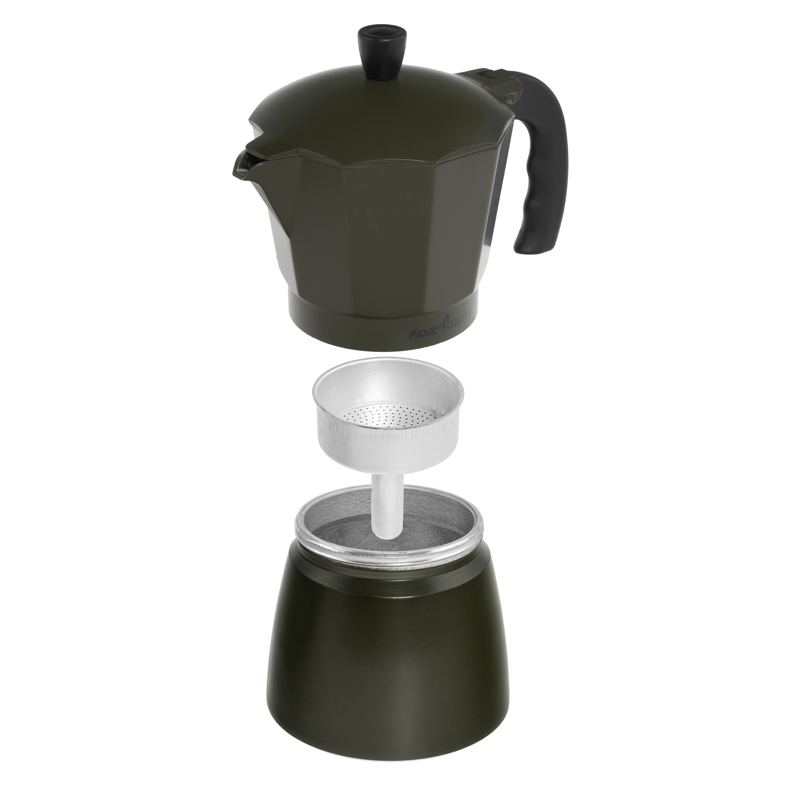Fox Cookware Espresso Maker kotyogós kávéfőző 300 ml - Khaki