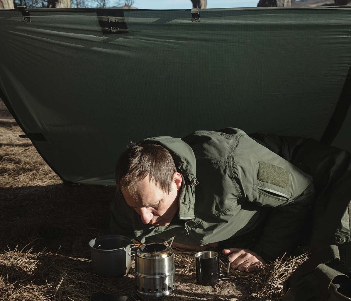 Highlander Forces Basha Shelter ponyva - Ranger Green