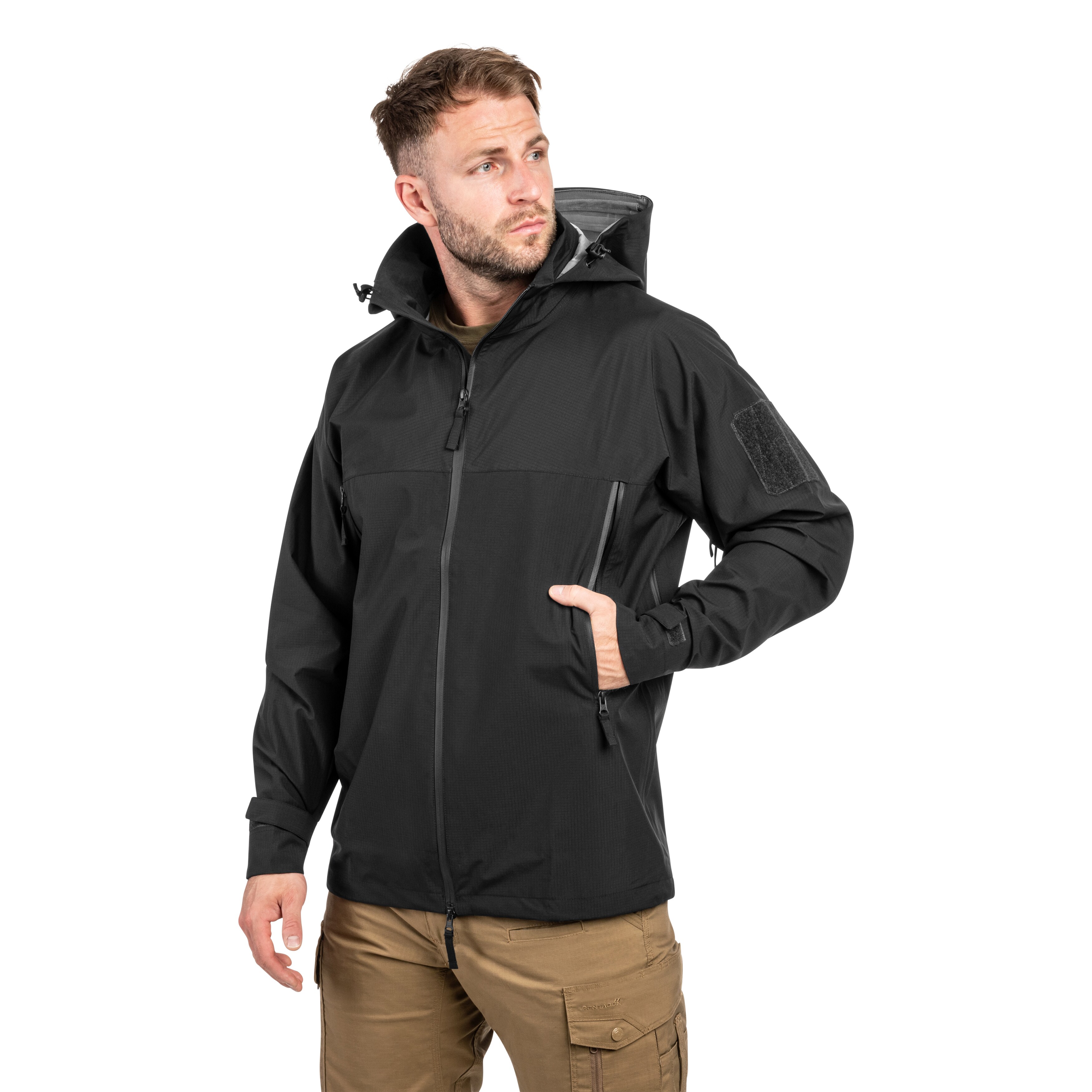 Highlander Forces Cyclone Pro kabát - Black