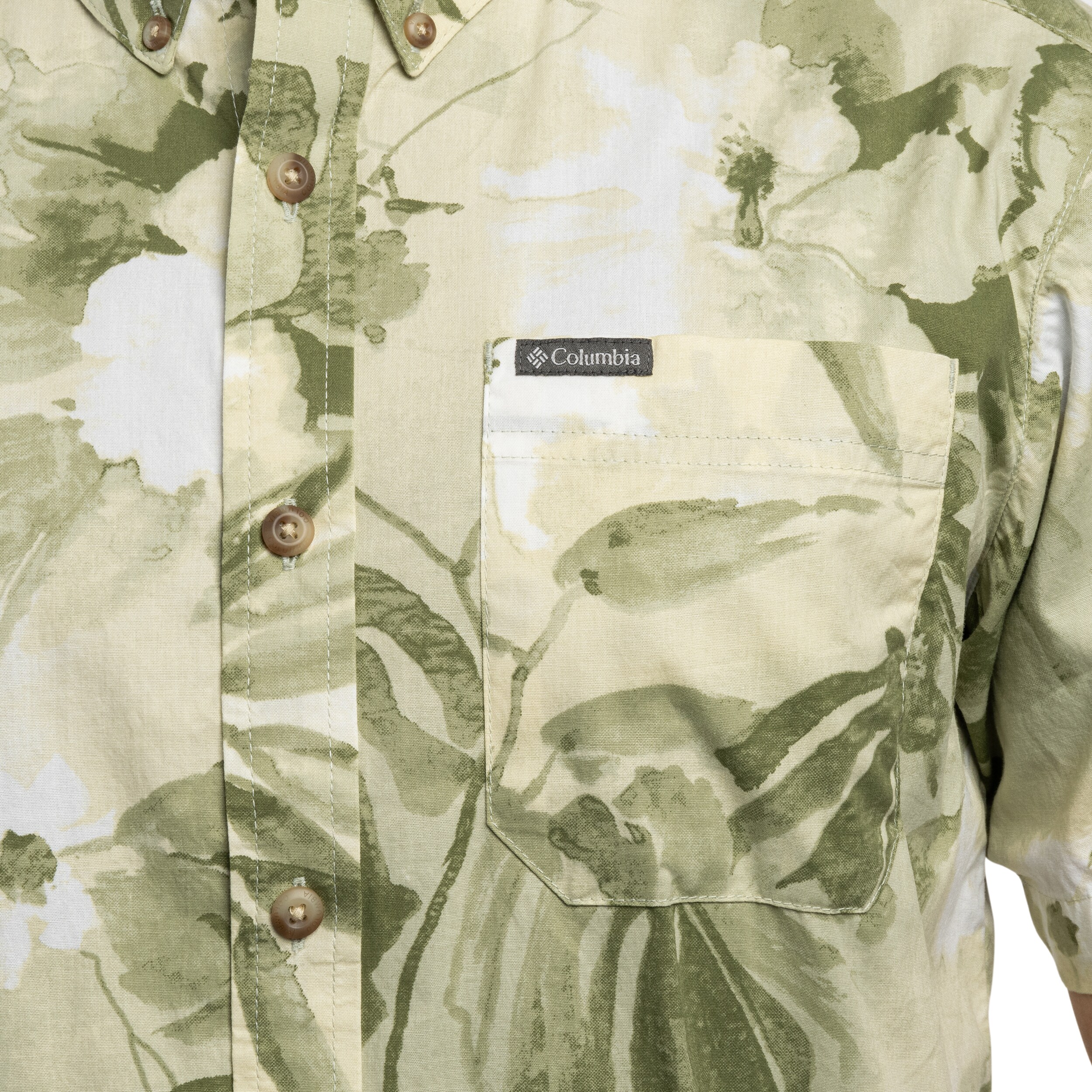 Columbia Rapid Rivers Printed Short Sleeve ing - Safari/Flowerblur