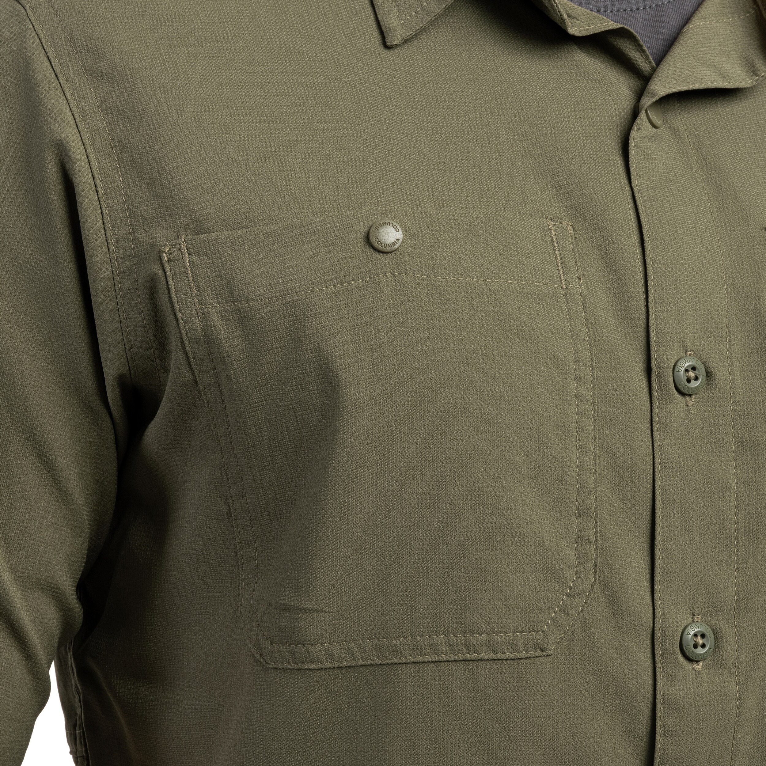 Columbia Silver Ridge Utility II Short Sleeve ing - Stone Green