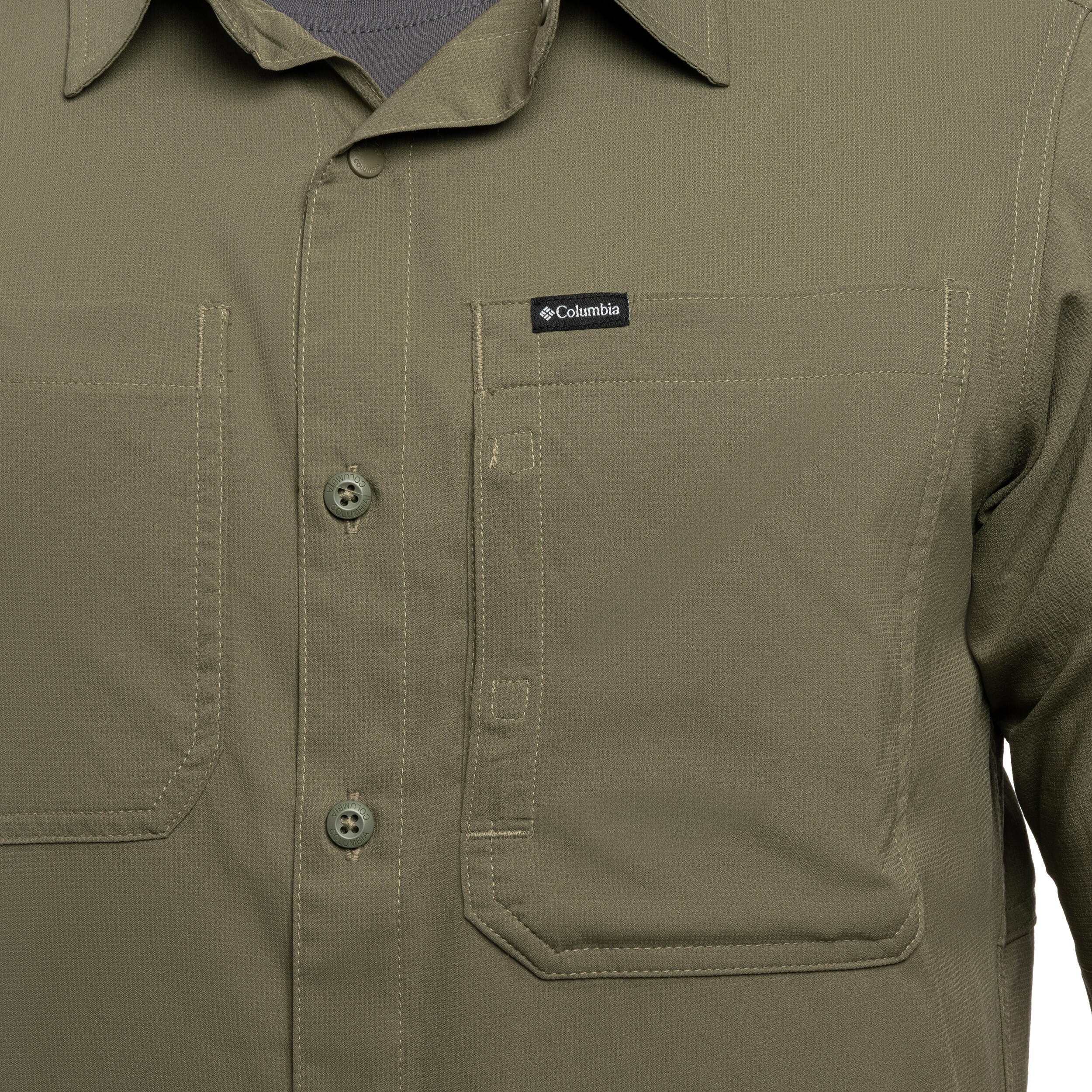 Columbia Silver Ridge Utility II Short Sleeve ing - Stone Green