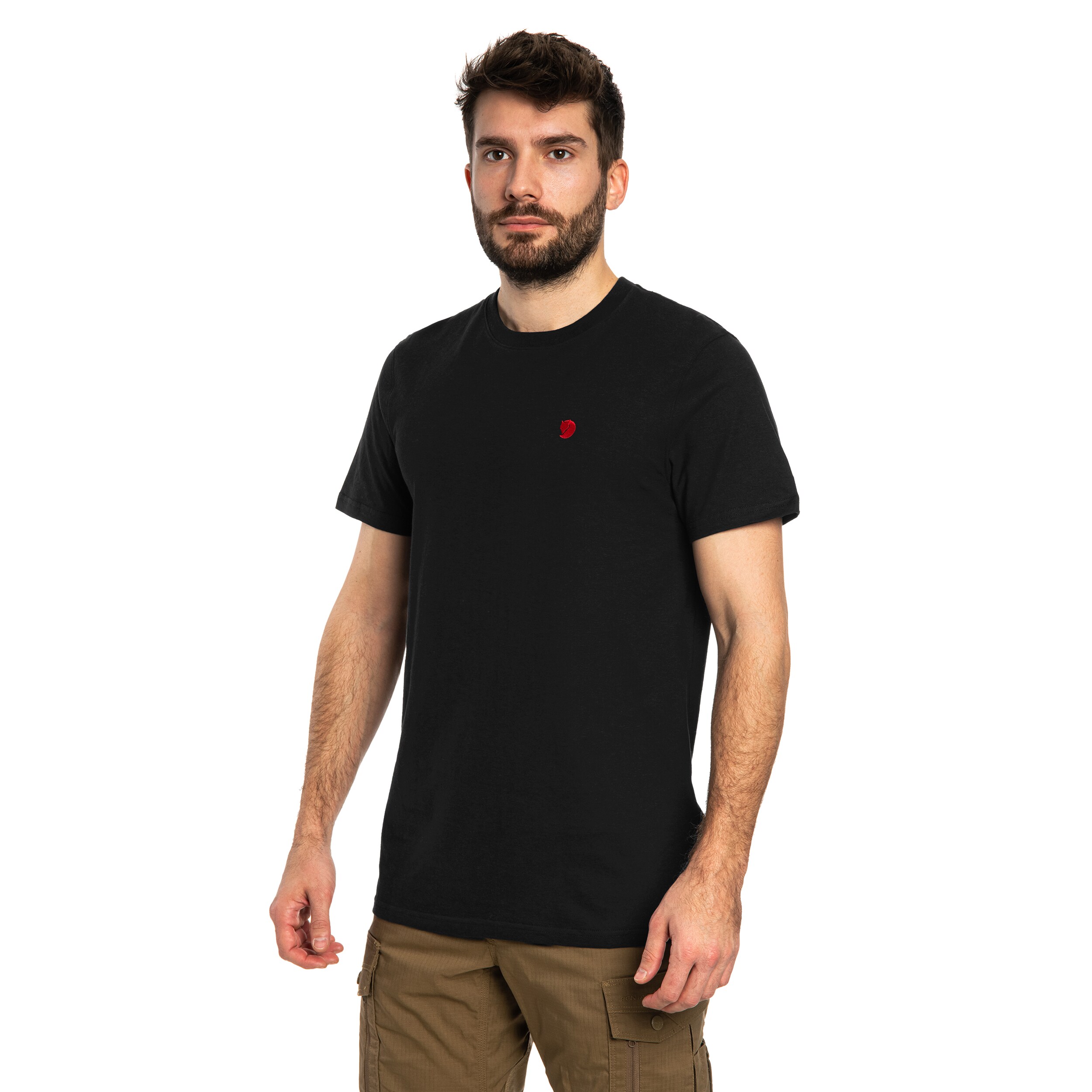 Fjallraven Hemp Blend póló - Black