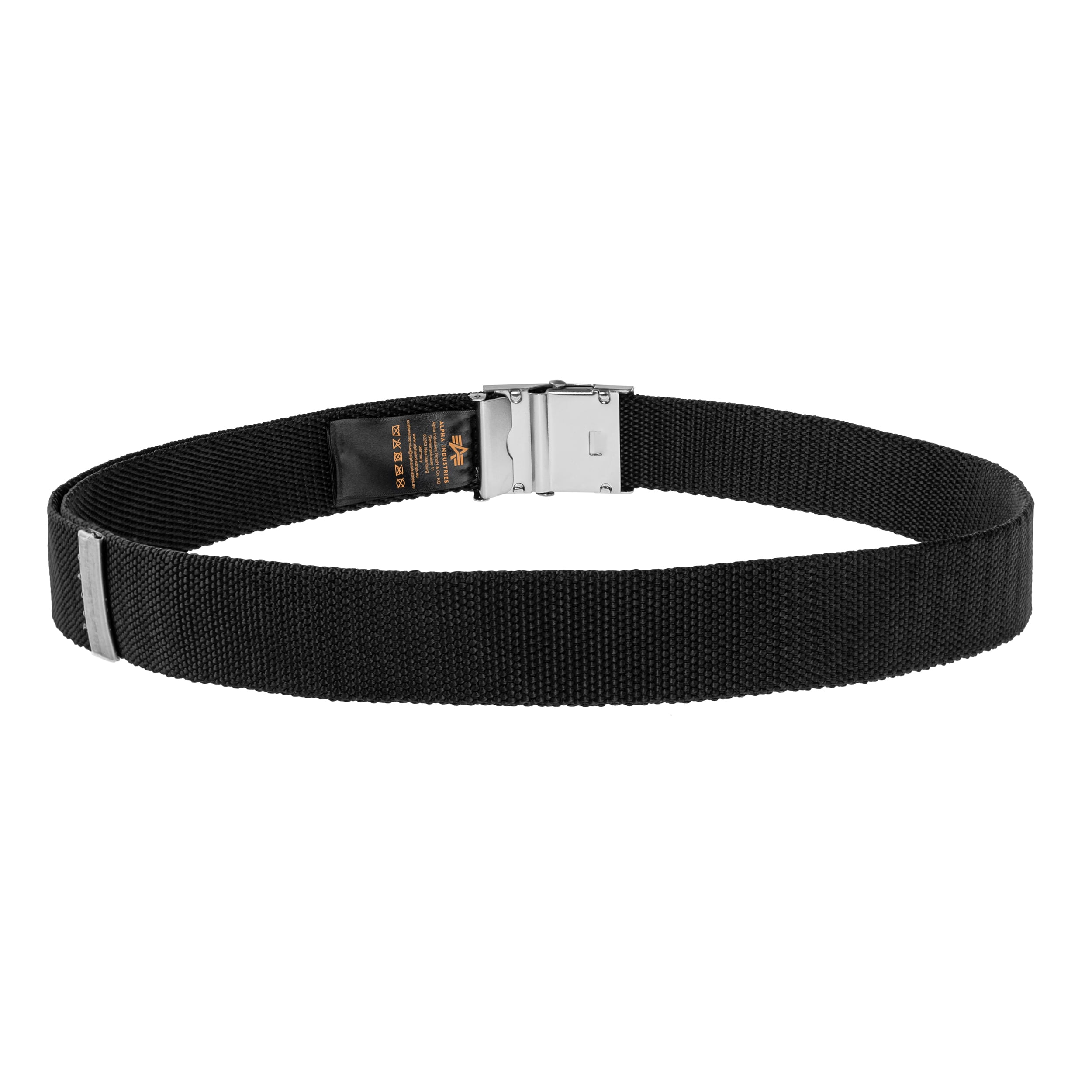 Alpha Industries Heavy Duty Belt Logo öv - Black