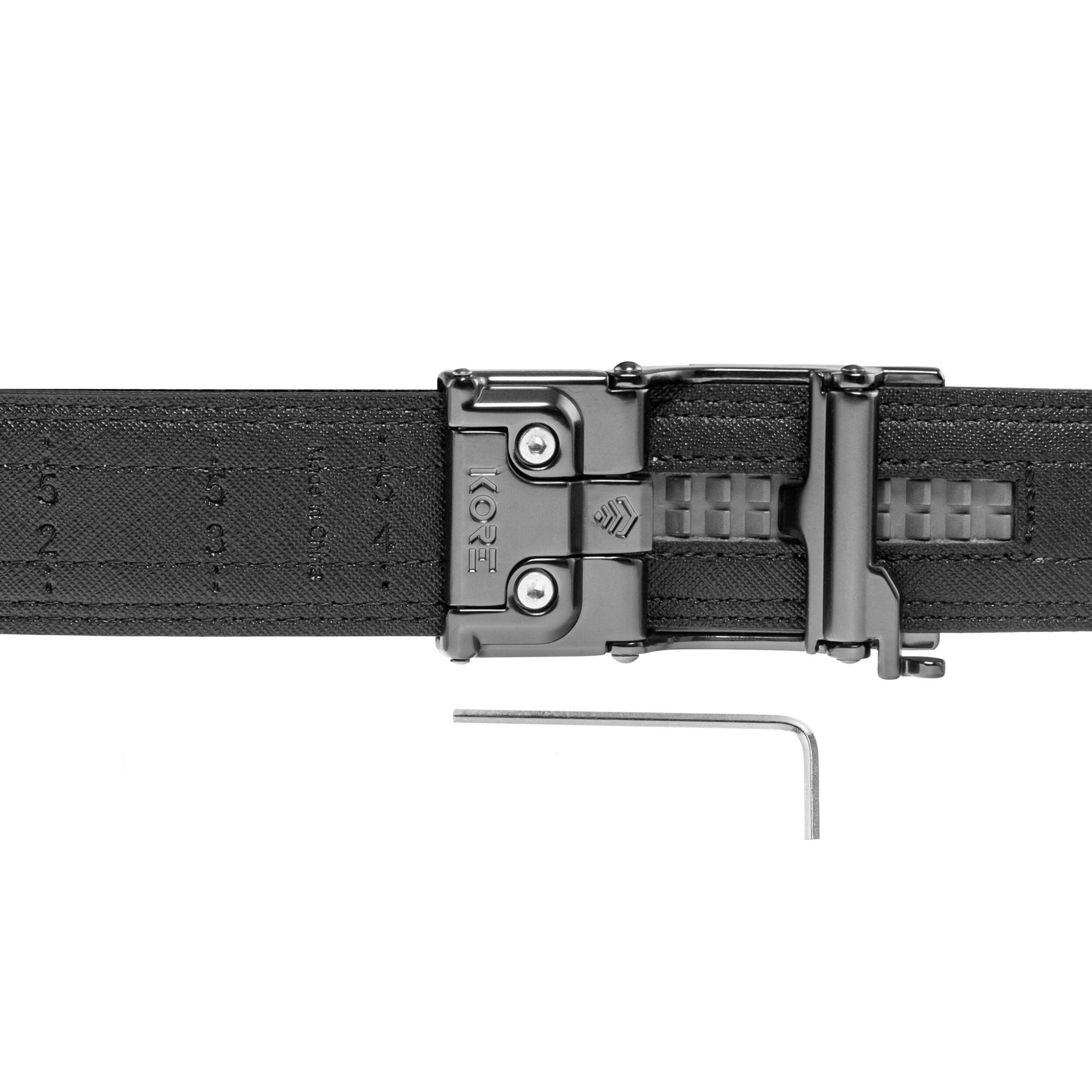 Kore Essentials Nylon Belt X6 öv - Gunmetal/Black