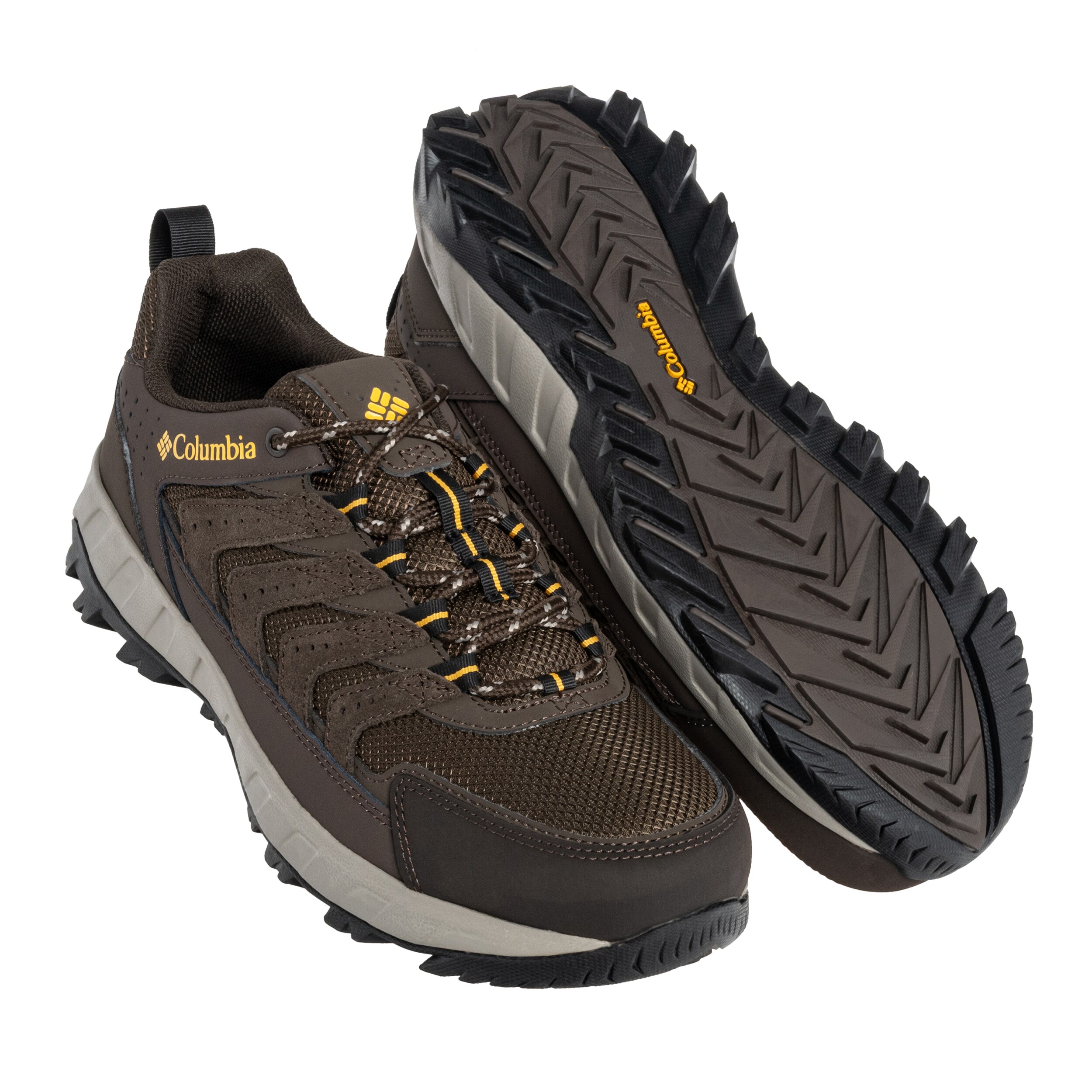Columbia Strata Trail Low cipő - Cordovan/Golden Yellow