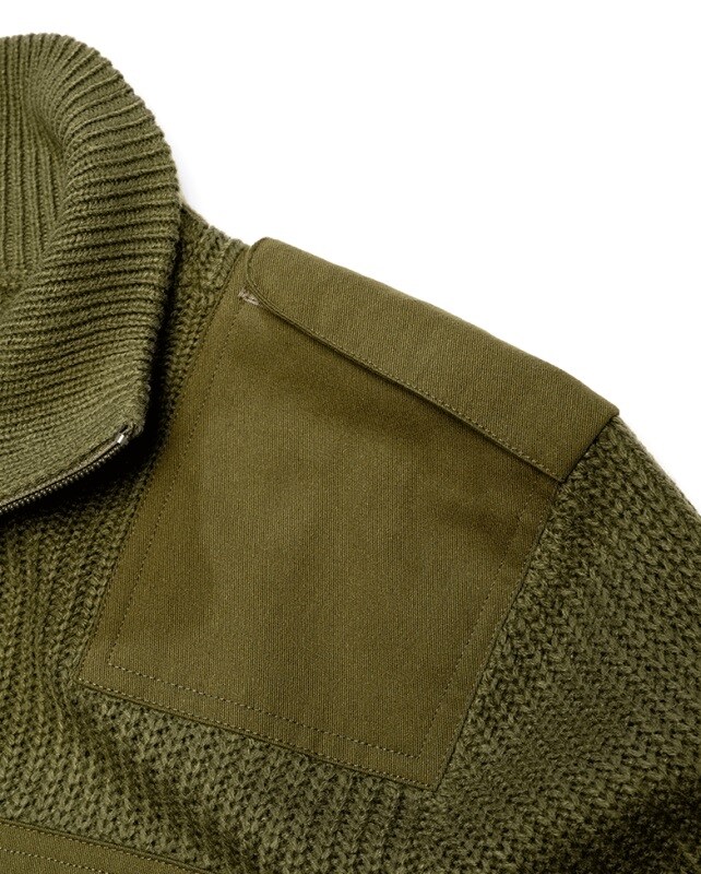 Brandit BW Cardigan pulóver - Olive