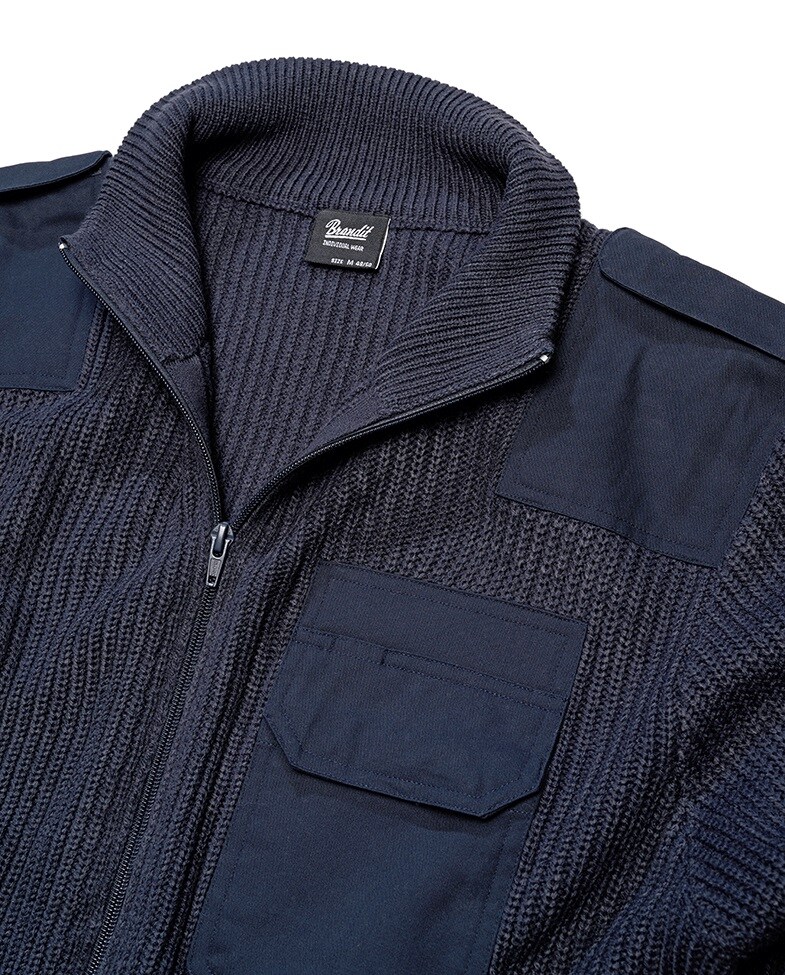 Brandit BW Cardigan pulóver - Navy