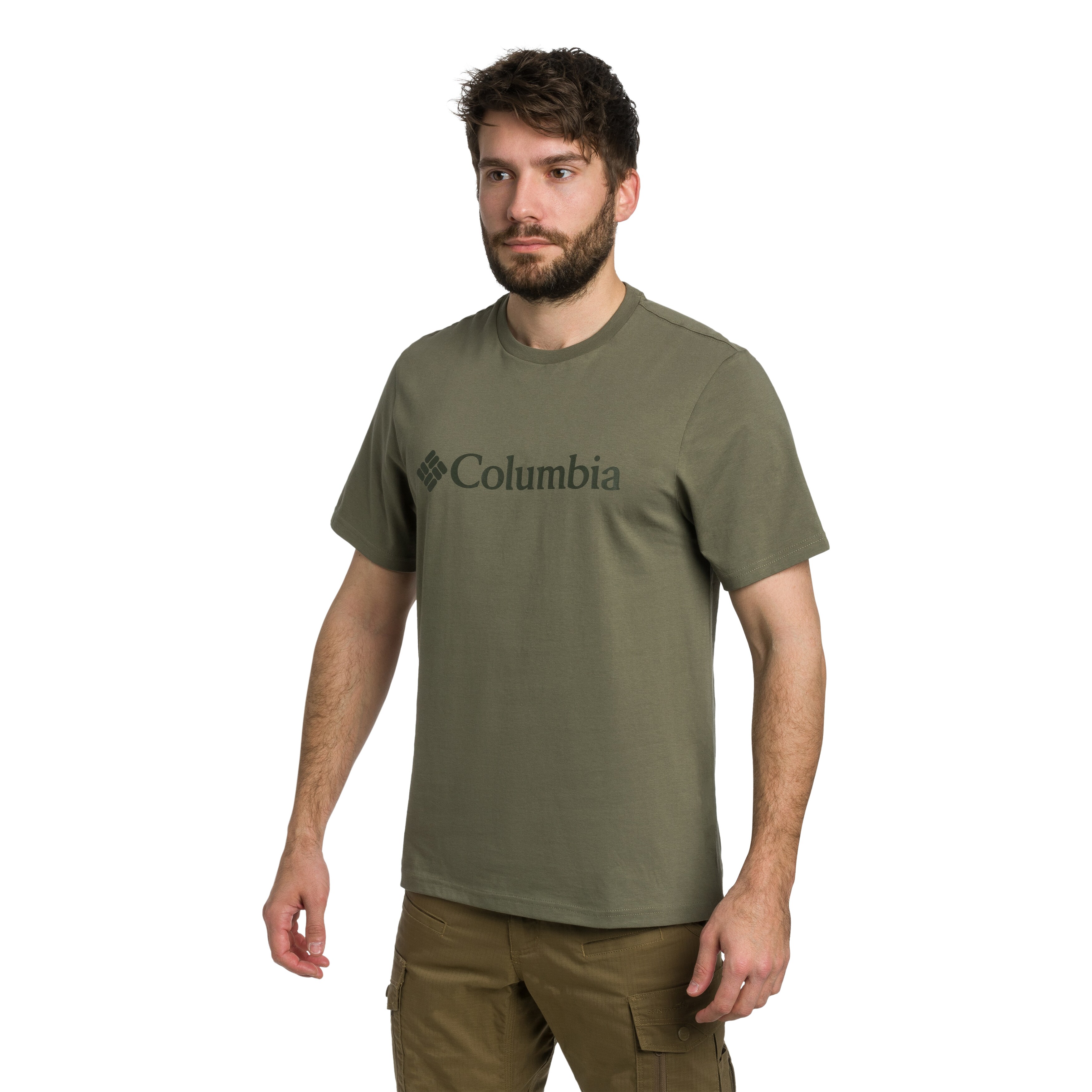 Columbia CSC Basic Logo Organic Cotton póló - Stone Green