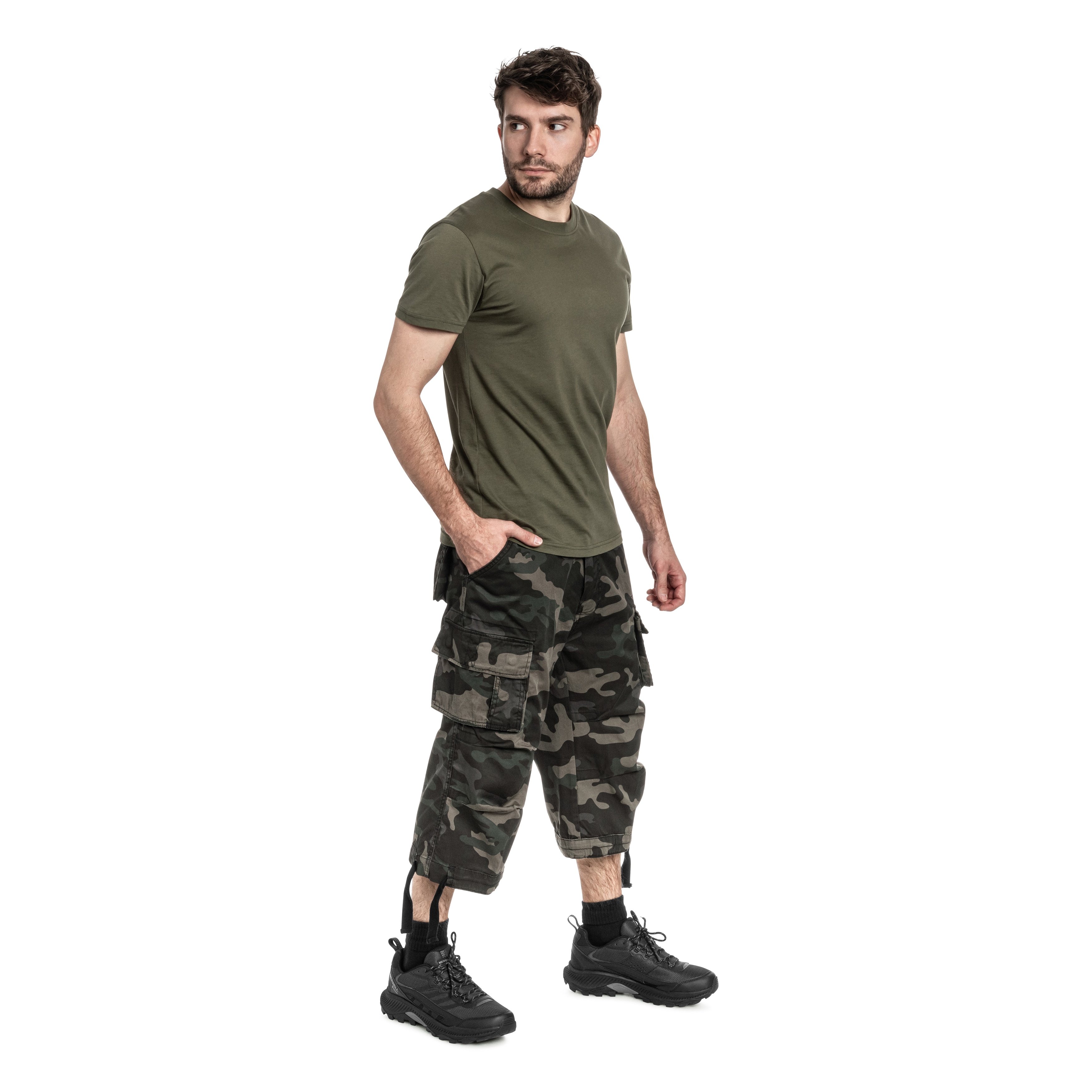 Brandit Urban Legend 3/4-es rövidnadrág - Sötét Camo