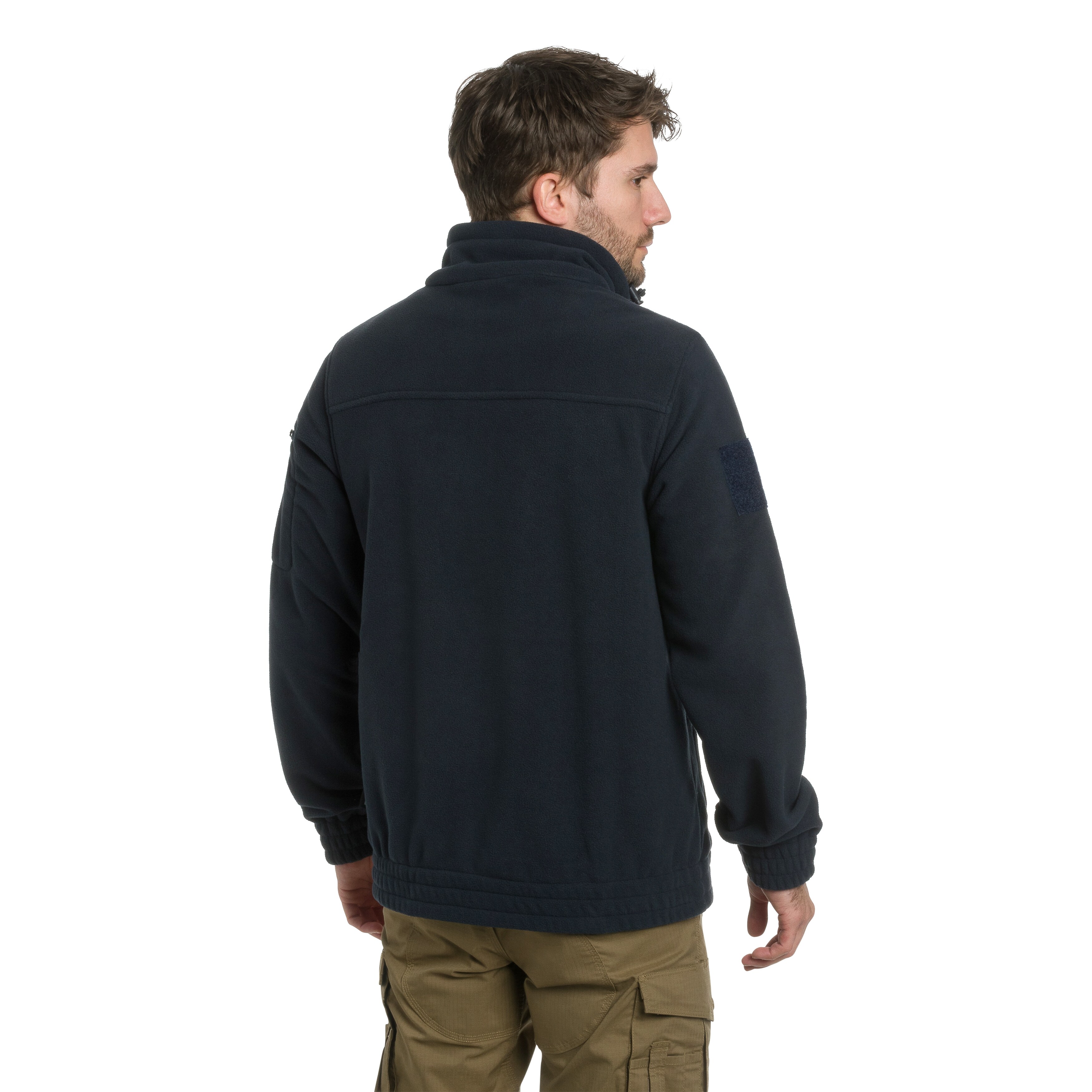Brandit Fleecejacket Combat polár pulóver - Navy