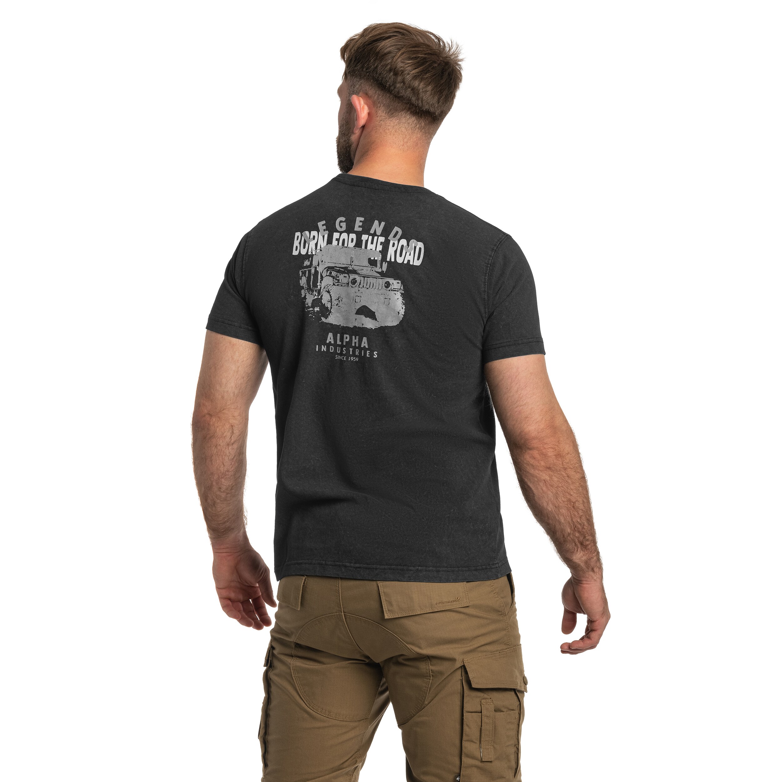 Alpha Industries Legend póló - Fekete
