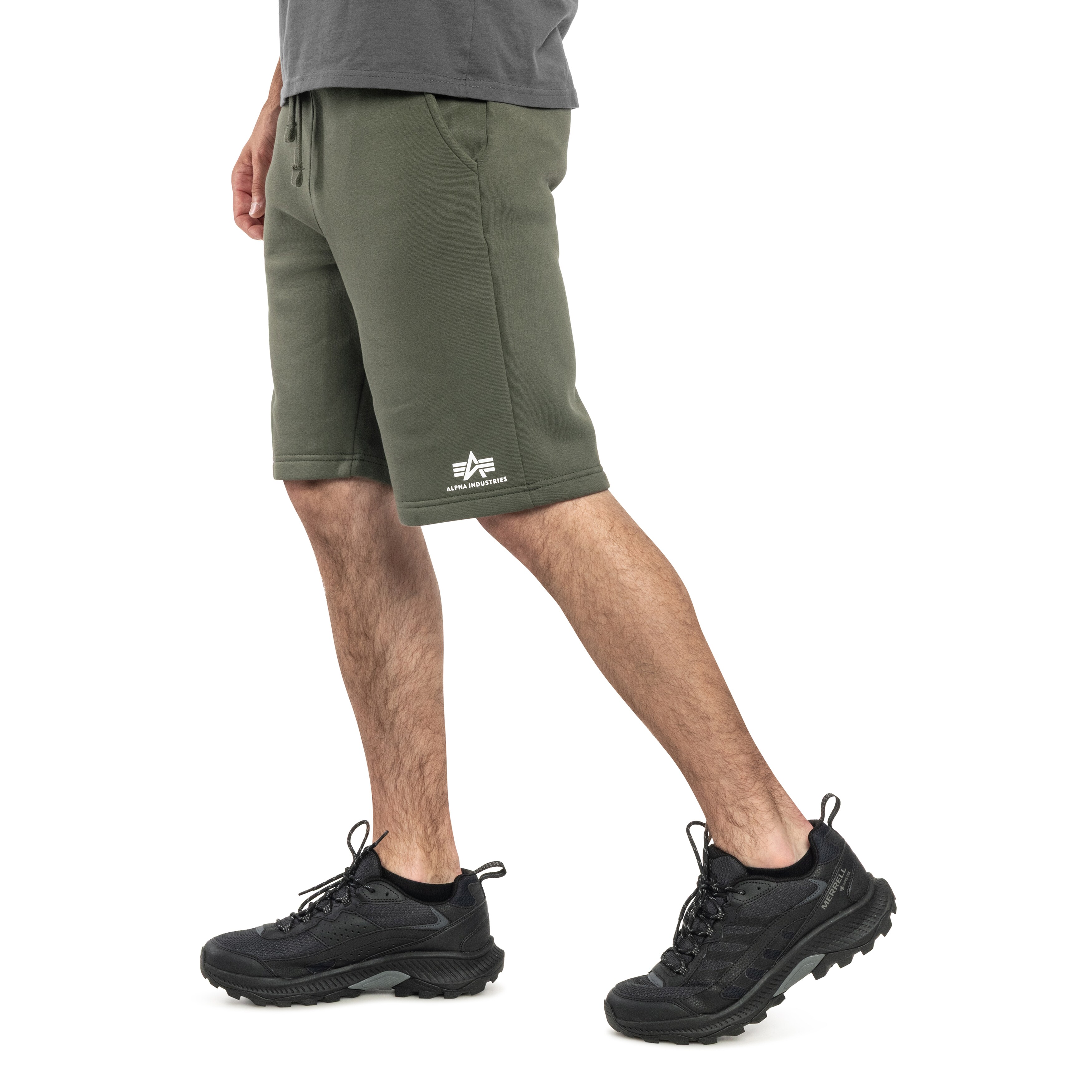 Alpha Industries Basic Small Logo II Short rövidnadrág - Dark Olive