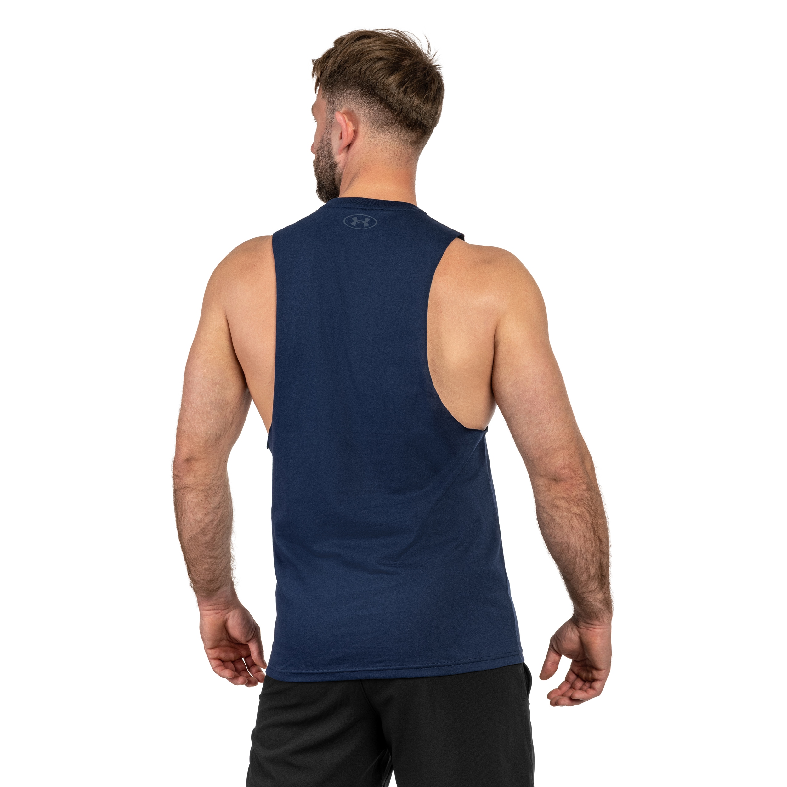 Tank Top Under Armour Left Chest Cut-Off póló - Sötétkék