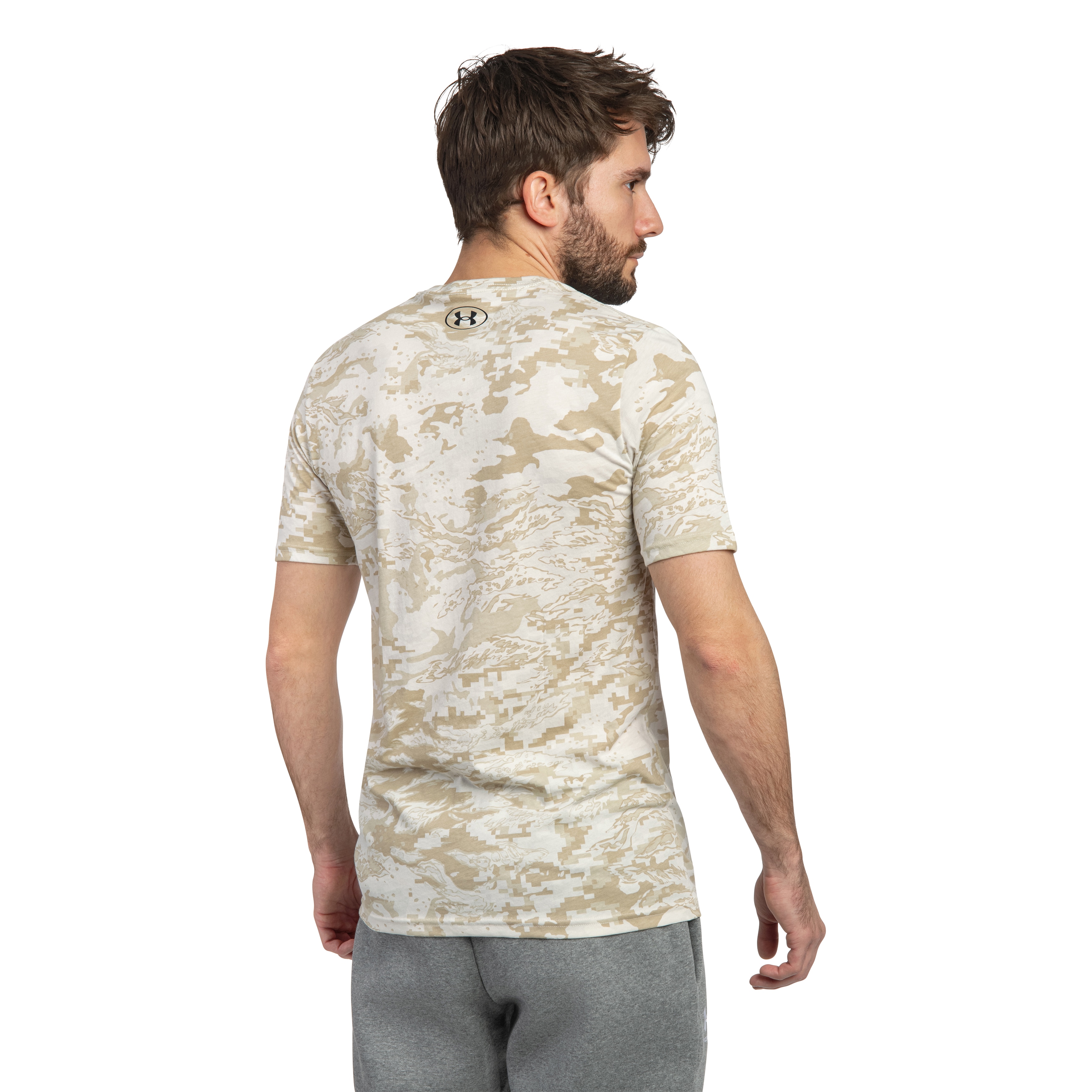 Under Armour ABC Camo T-shirt póló - Stone/Black