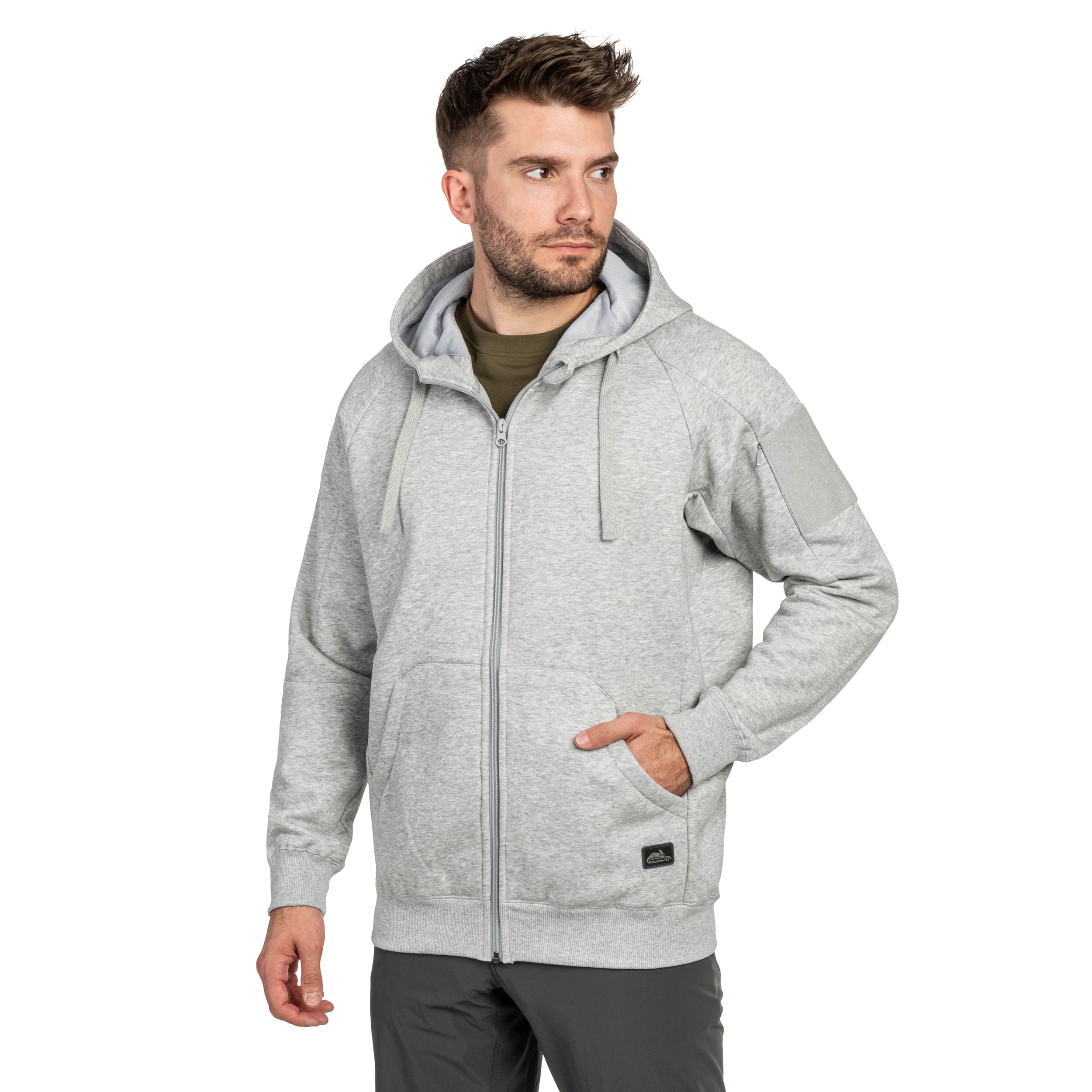 Helikon-Tex Urban Tactical Hoodie Lite pulóver - Light Grey Melange