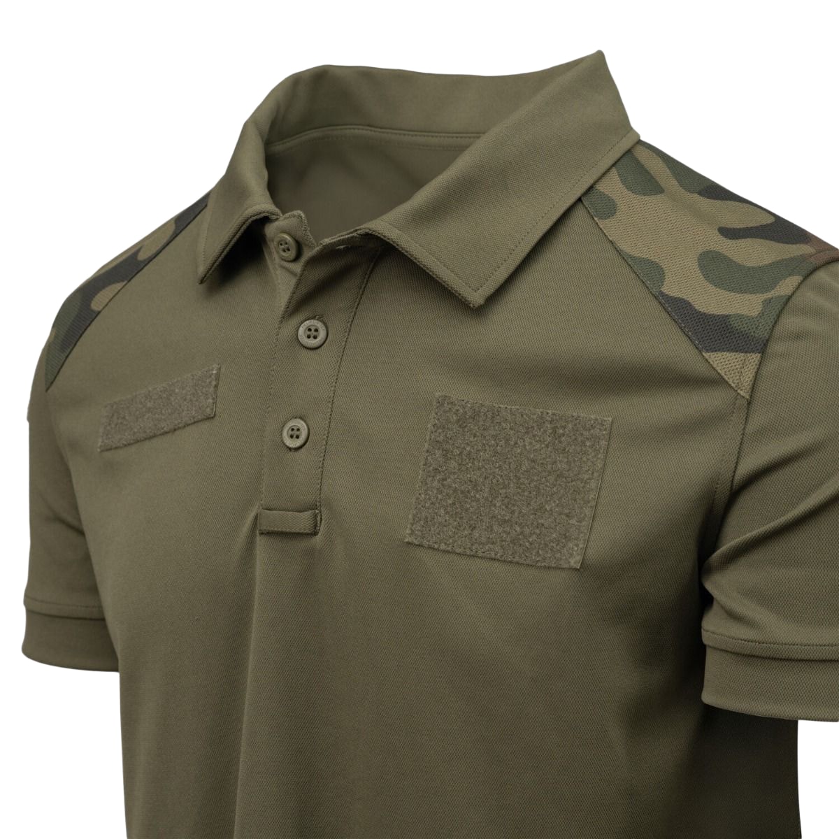 Helikon-Tex 304A/MON katonai póló ing - Olive Green/wz.93 Pantera PL Woodland