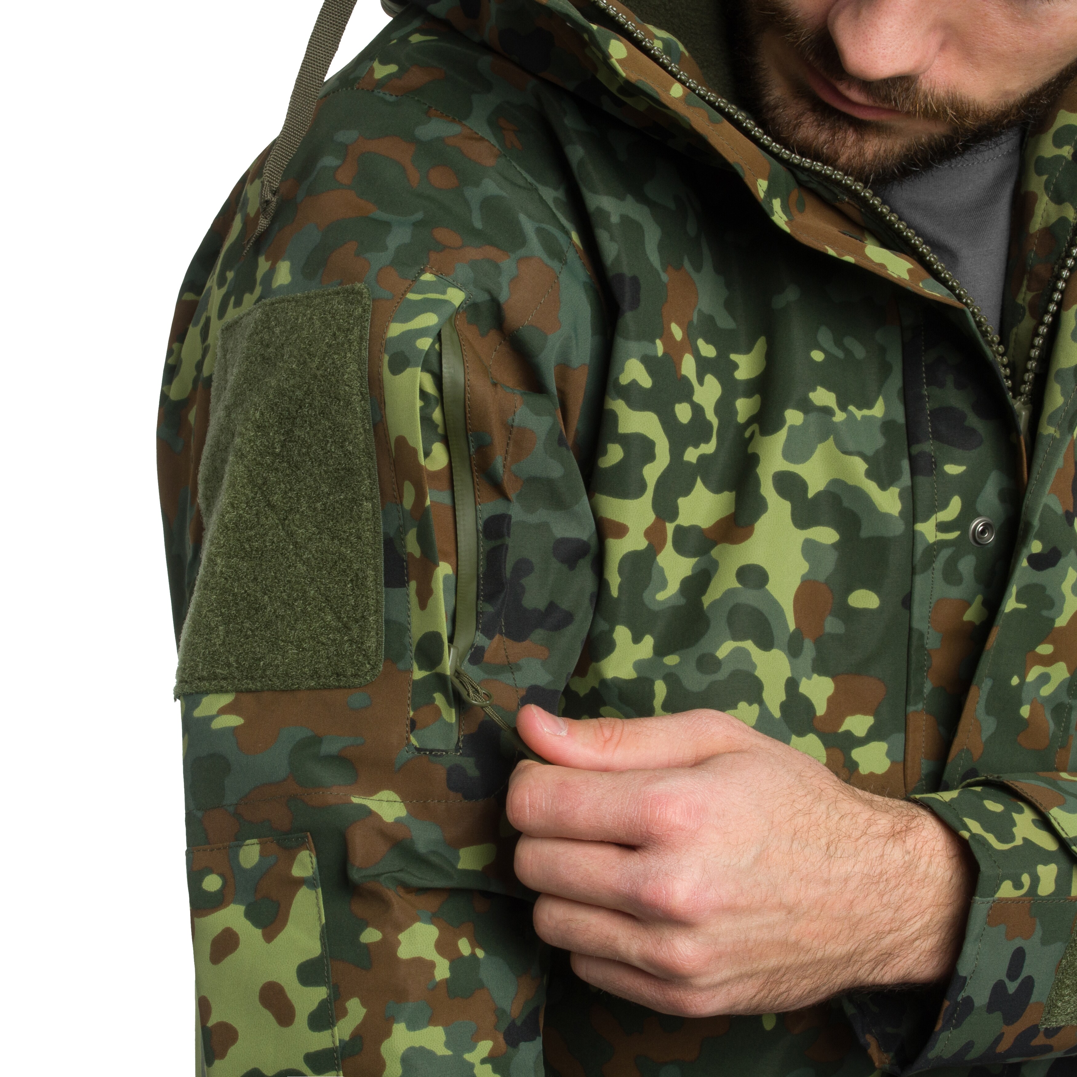 Mil-Tec ECWCS Wet Weather Gen.II kabát béléssel - Flecktarn