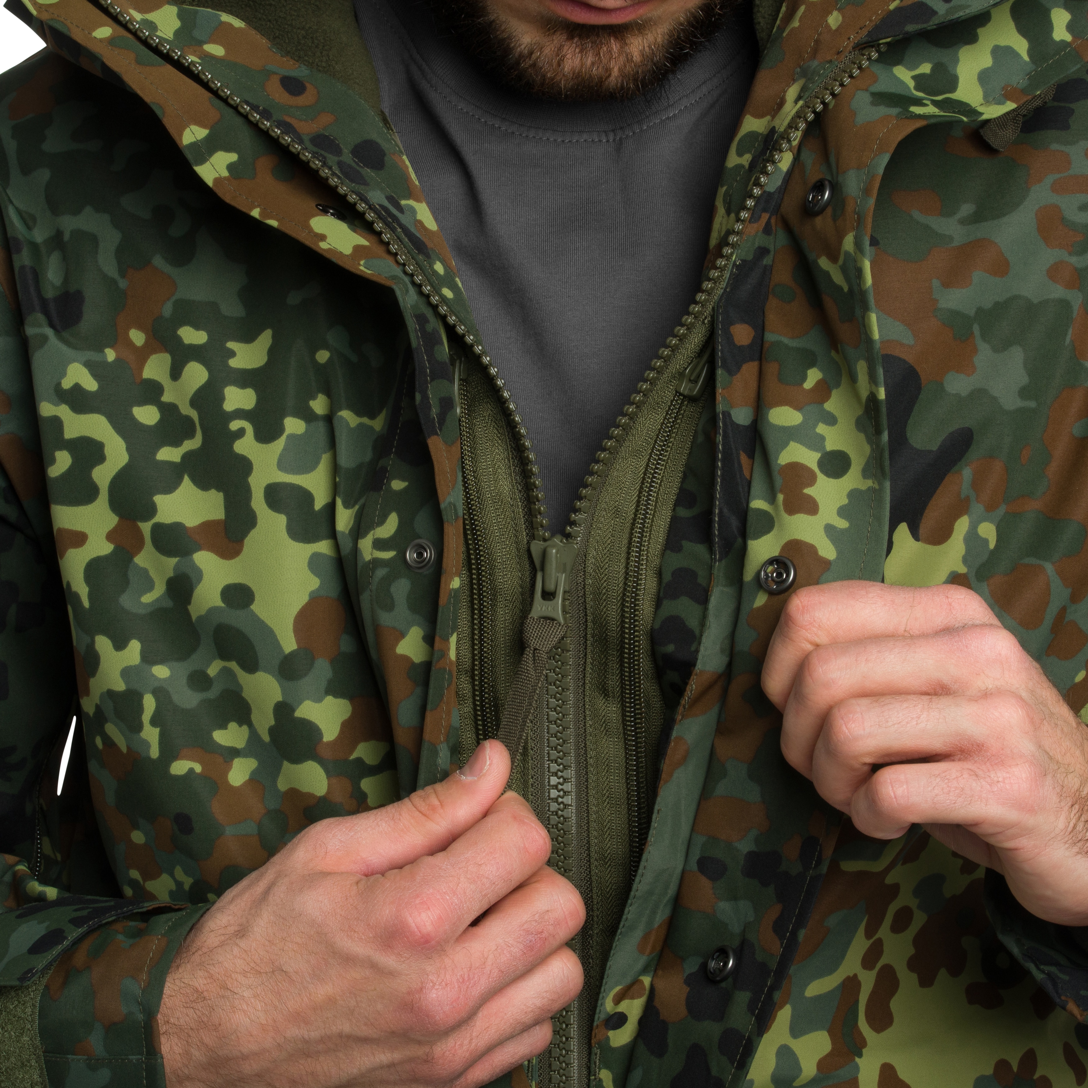 Mil-Tec ECWCS Wet Weather Gen.II kabát béléssel - Flecktarn