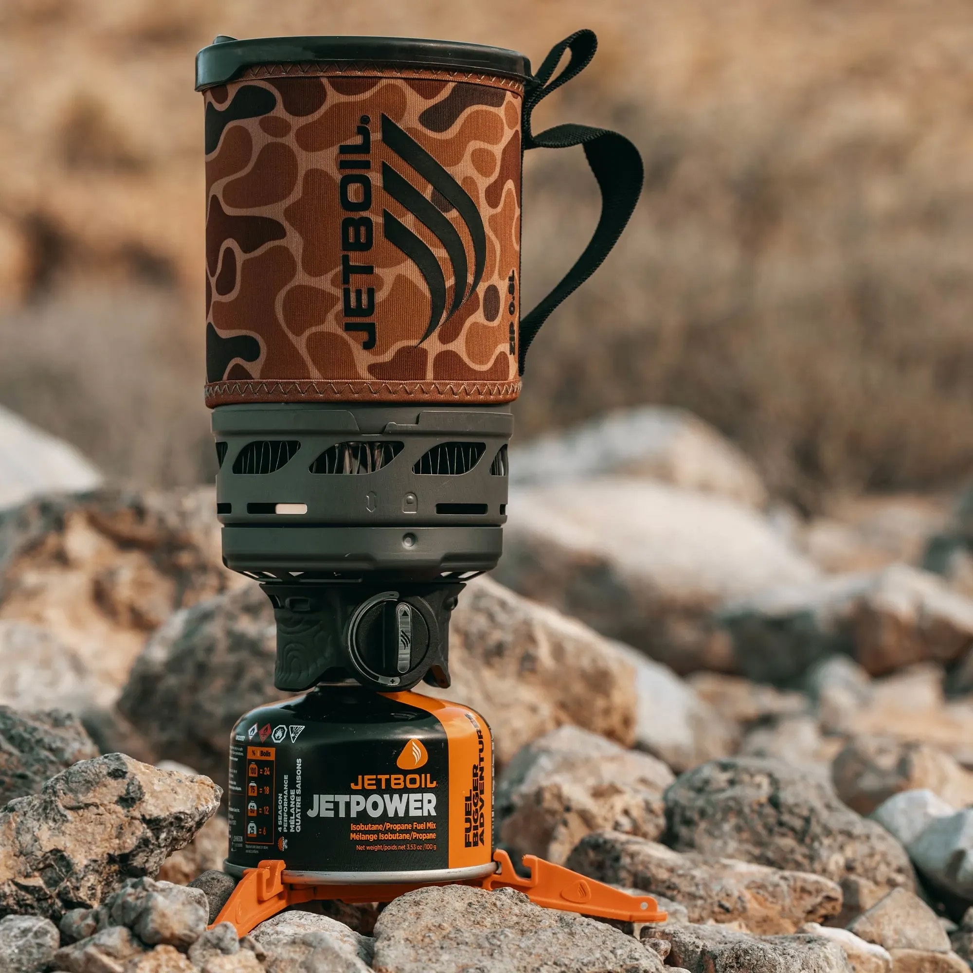 Jetboil Zip 2.0 kemping konyha fazékkal - Duck Camo