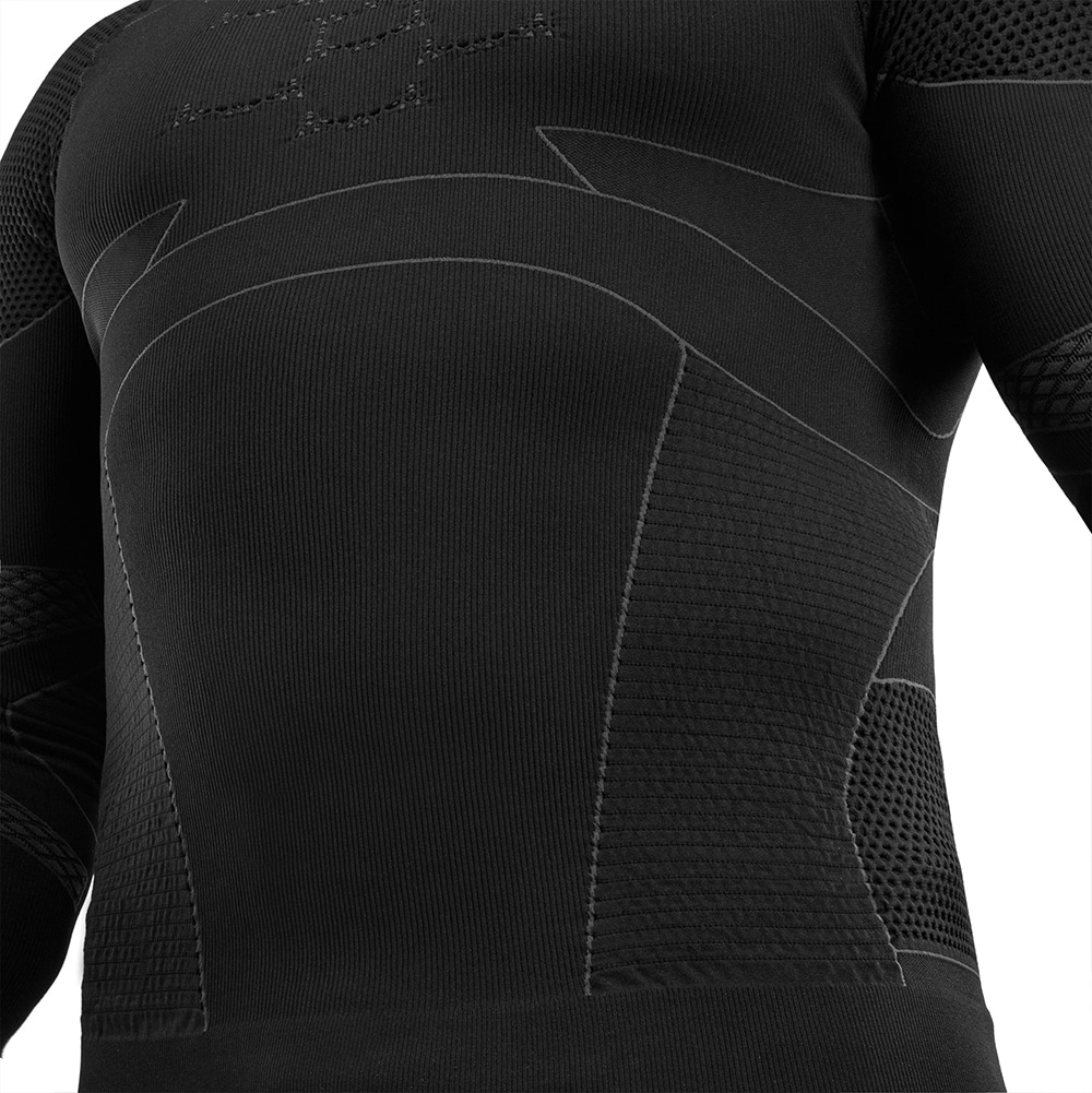 M-Tac Long Sleeve termoaktív póló  - Black/Dark Grey