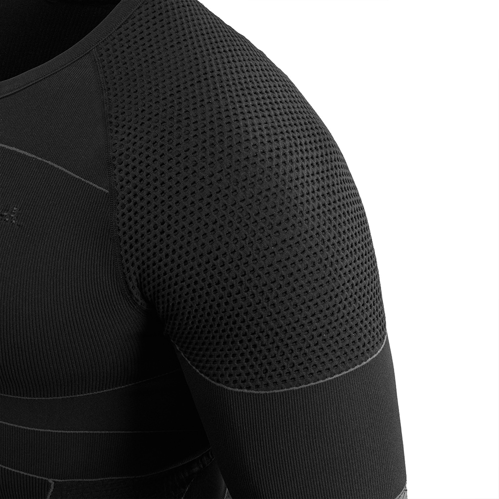 M-Tac Long Sleeve termoaktív póló  - Black/Dark Grey