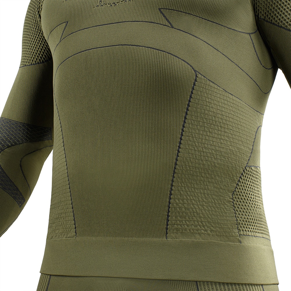M-Tac Long Sleeve termoaktív póló - Ranger Green/Dark Grey