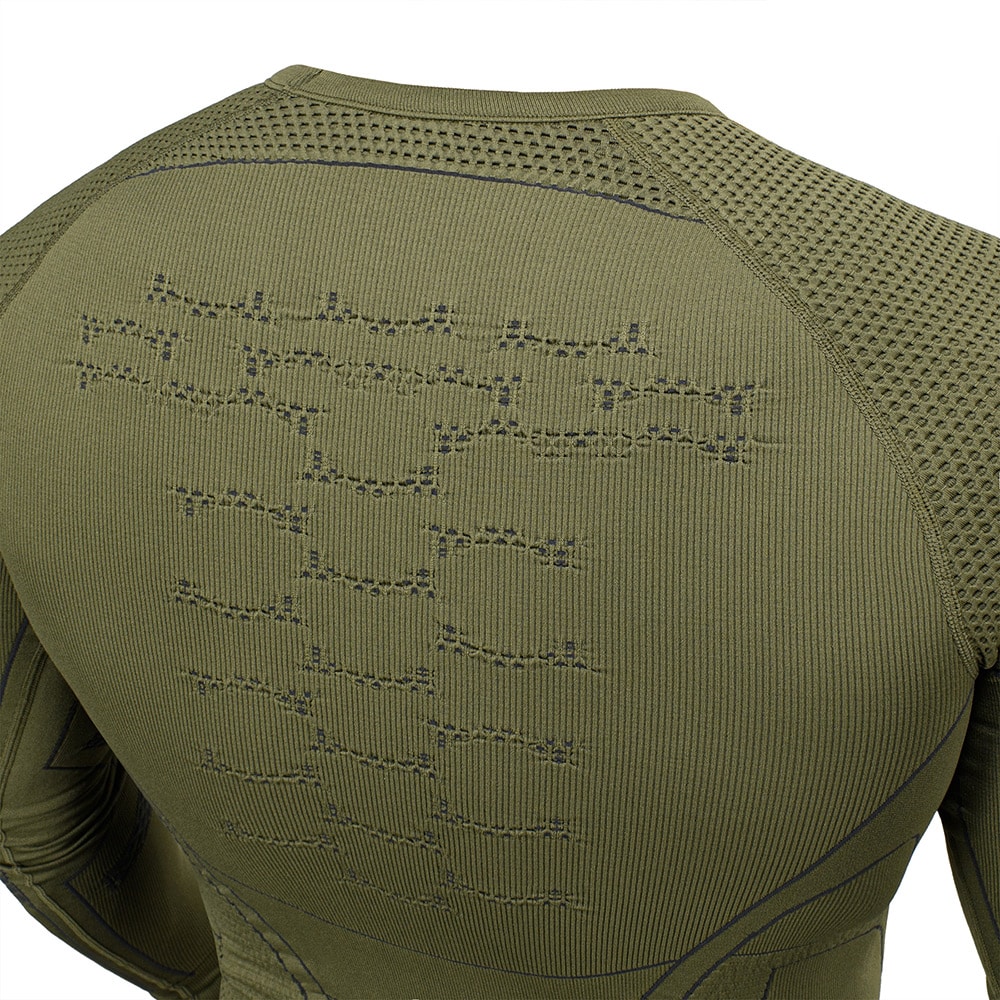 M-Tac Long Sleeve termoaktív póló - Ranger Green/Dark Grey