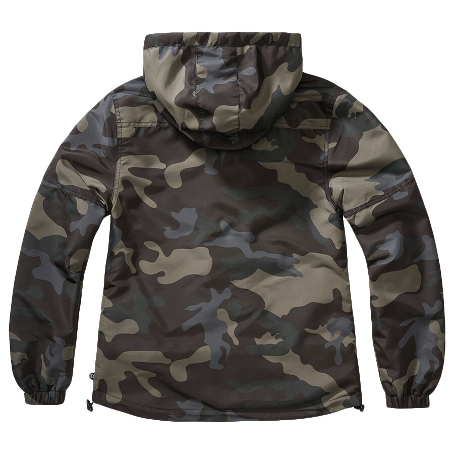 Brandit Summer Windbreaker Frontzip női kabát - Dark Camo