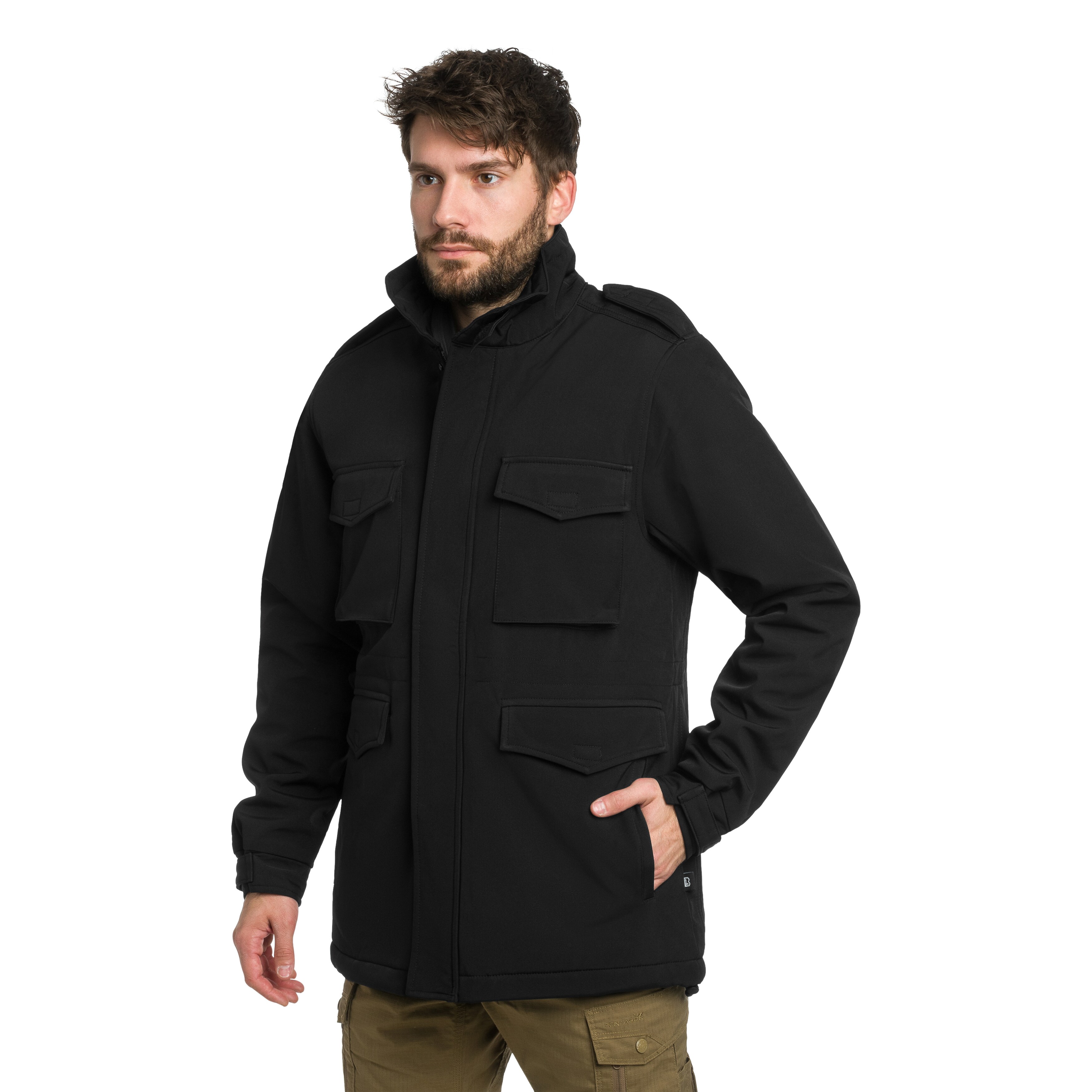 Brandit M65 Softshell kabát - Black