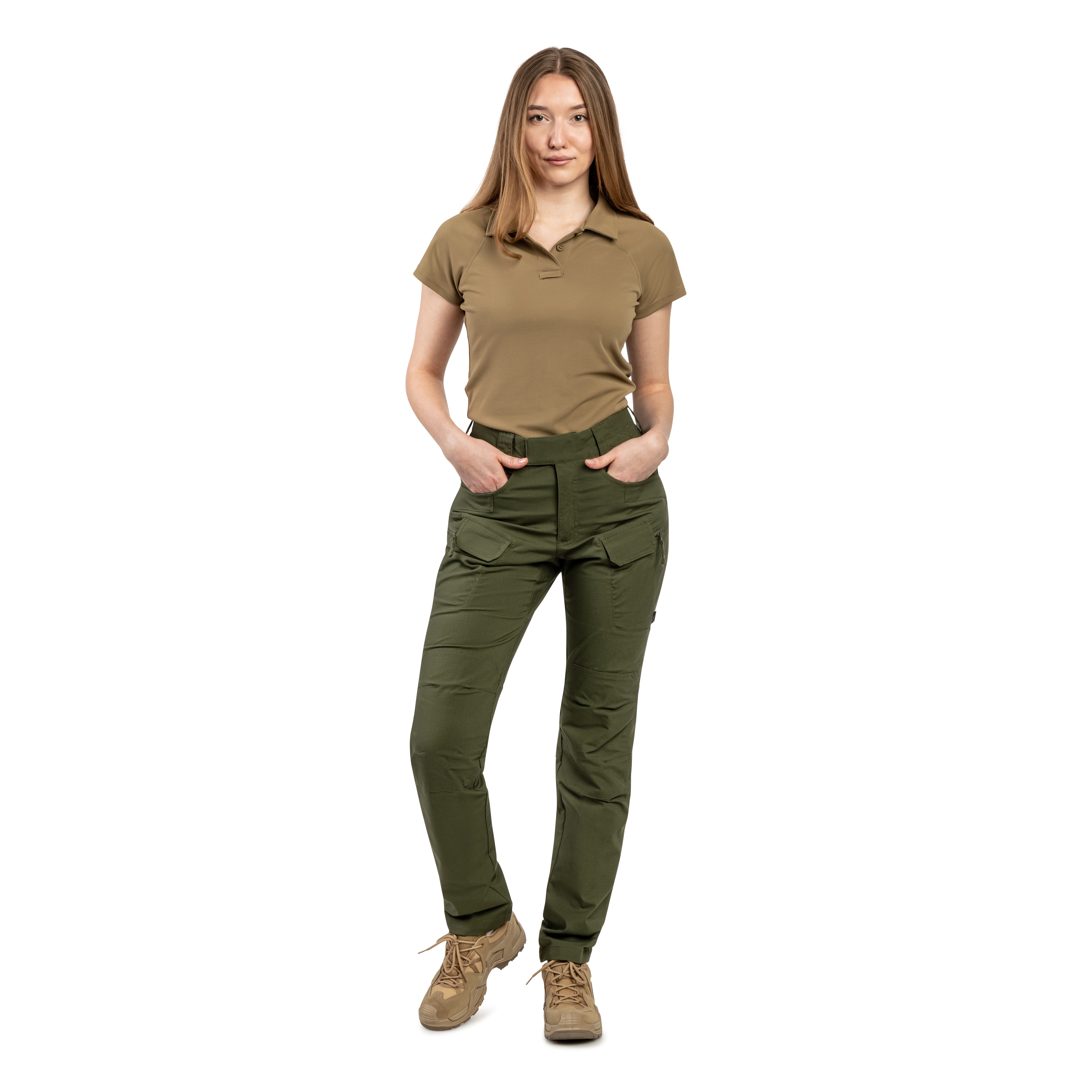 Helikon-Tex UTP PolyCotton Stretch Rip-Stop női nadrág - Olive Green