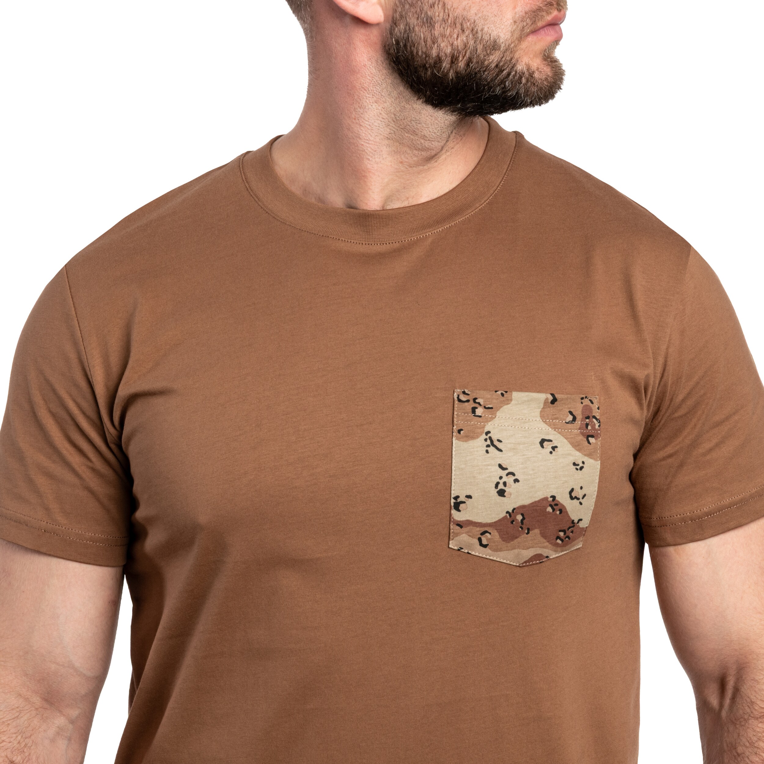 Helikon-Tex póló - Mud Brown/6 Color Desert Pocket