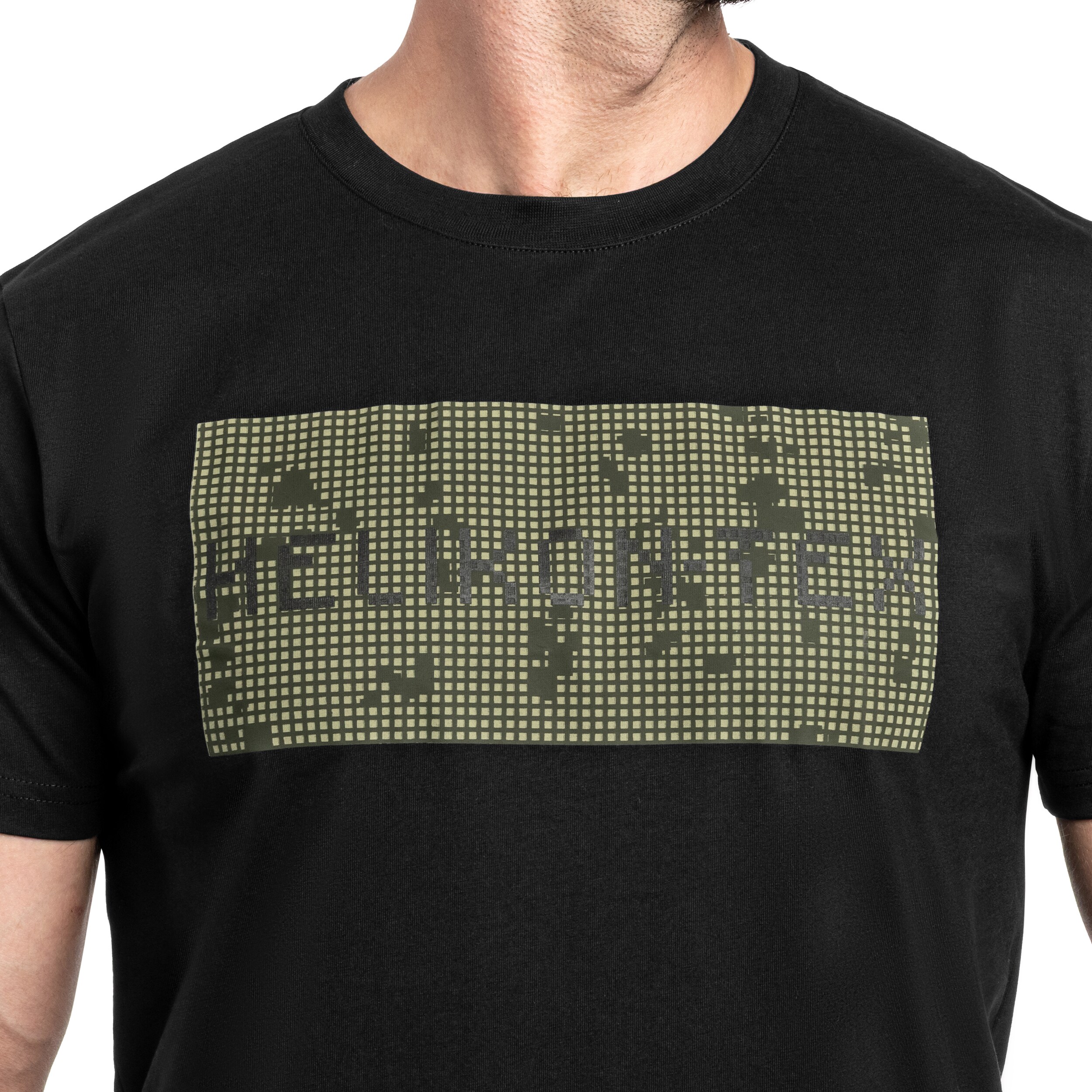 Helikon-Tex & Camo póló - Black/Desert Night Camo