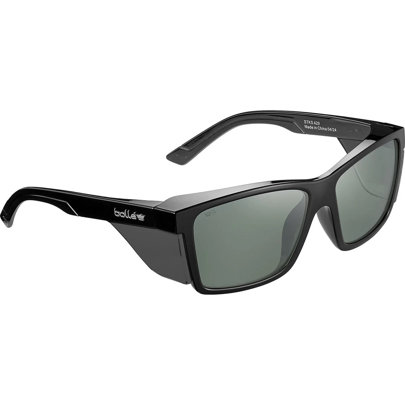 Bolle STKS 420 szemüveg - Transculent Black/Smoke Polarized