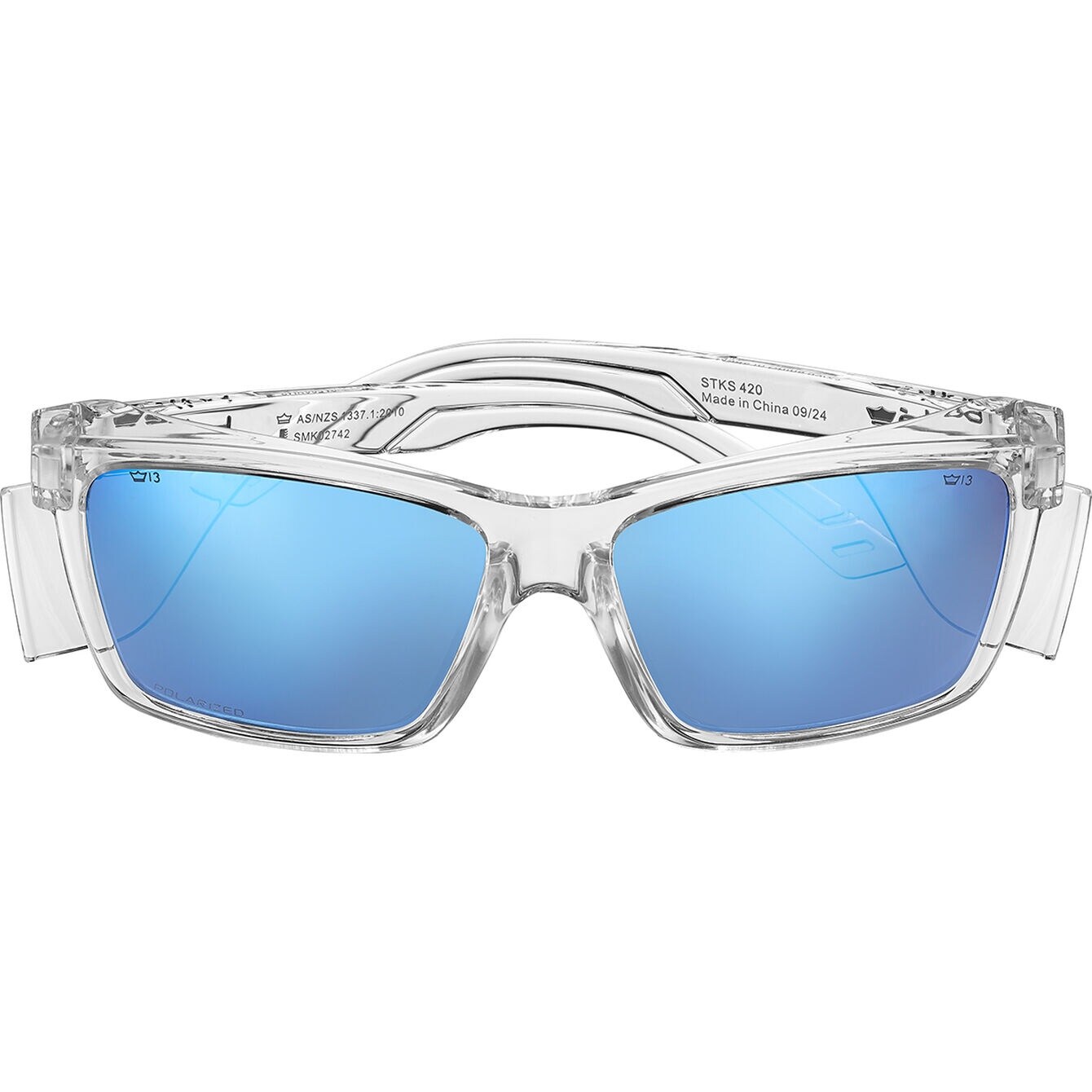 Bolle STKS 420 szemüveg - Crystal/Cobalt Flash Polarized