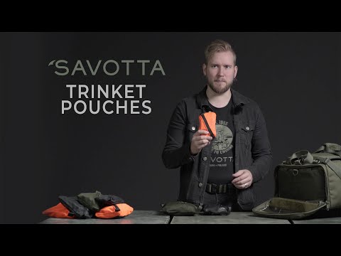 Savotta Trinket Hook Back Pouch rendszerező 20 x 30 cm - Black