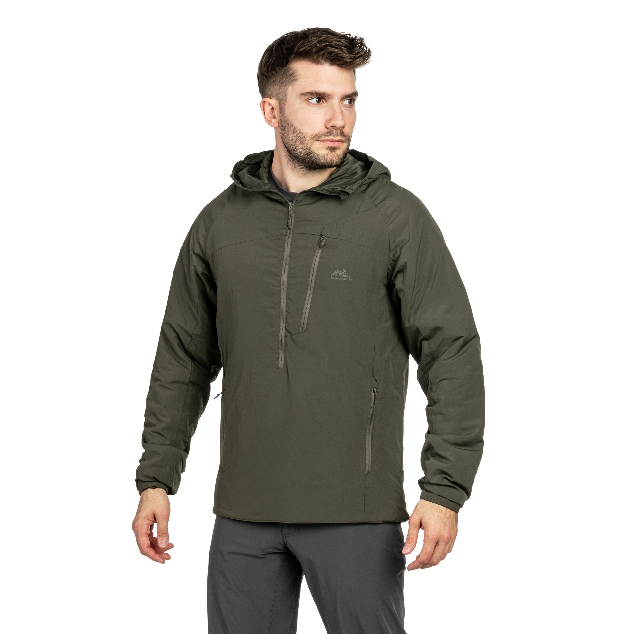 Helikon-Tex Wolfhound Hoodie Lite kabát - Taiga Green