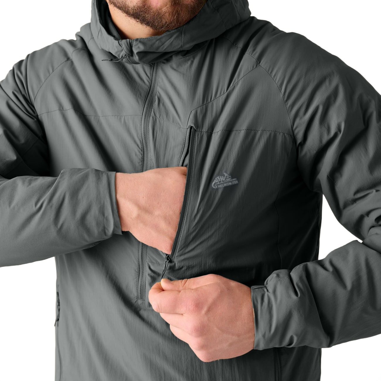 Helikon-Tex Wolfhound Hoodie Lite kabát - Shadow Grey