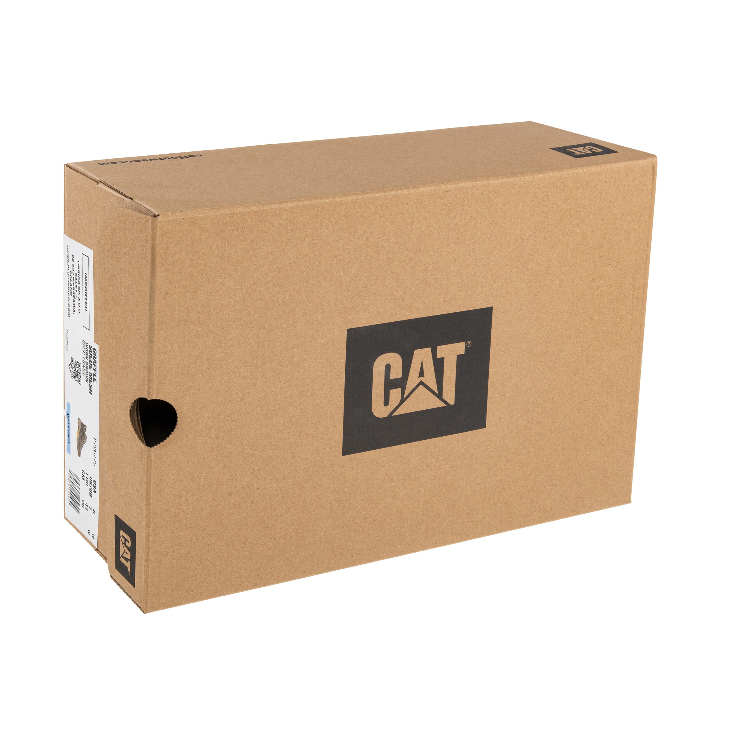 Cat Footwear Grapple Suede Mesh cipő - Worn Brown