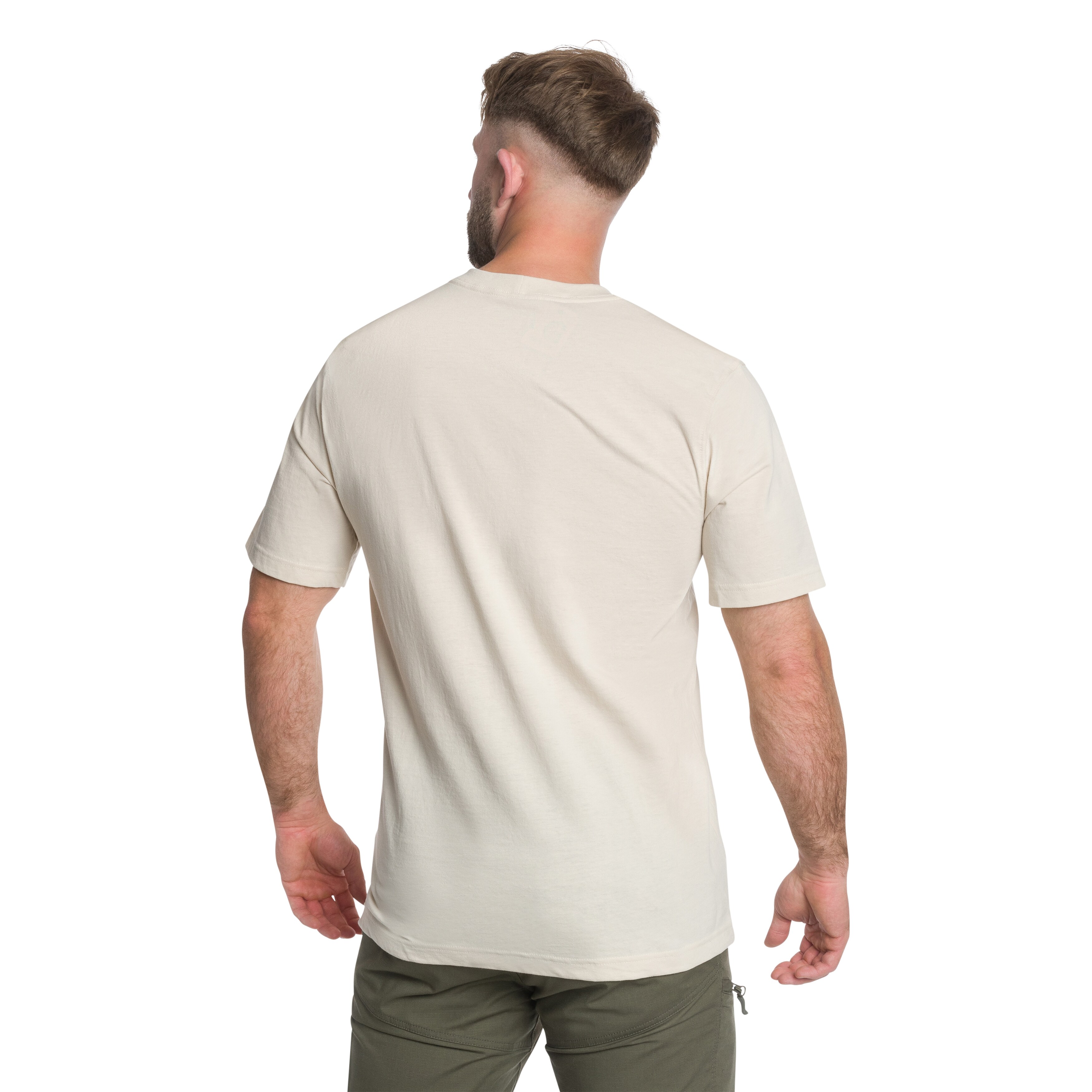 Carhartt Irvine Layered póló - Oat Milk