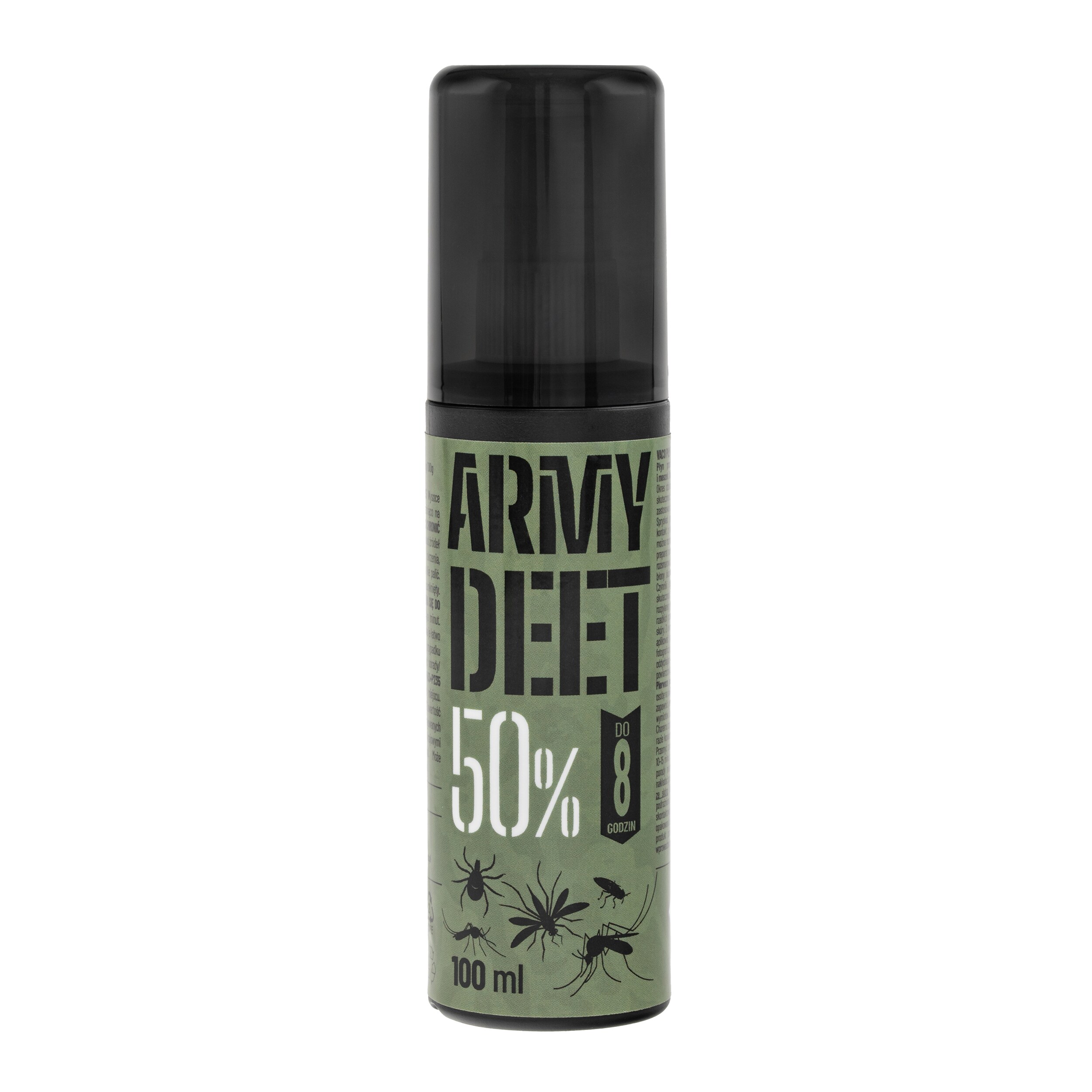 Army DEET 50% kullancs-, szúnyog- és muslicariasztó spray - 100 ml