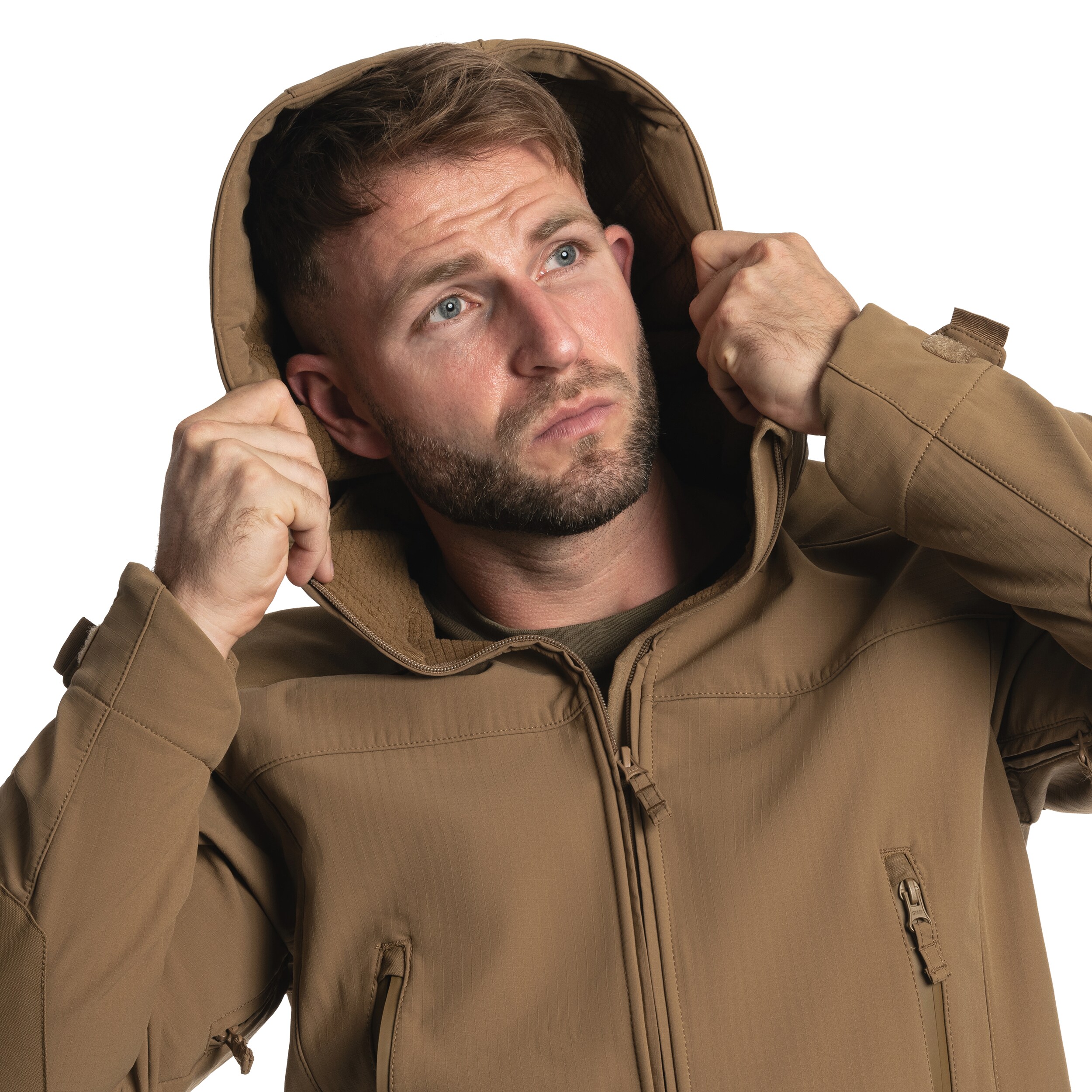 A10 Equipment Softshell V2 Fighter kabát - Tan