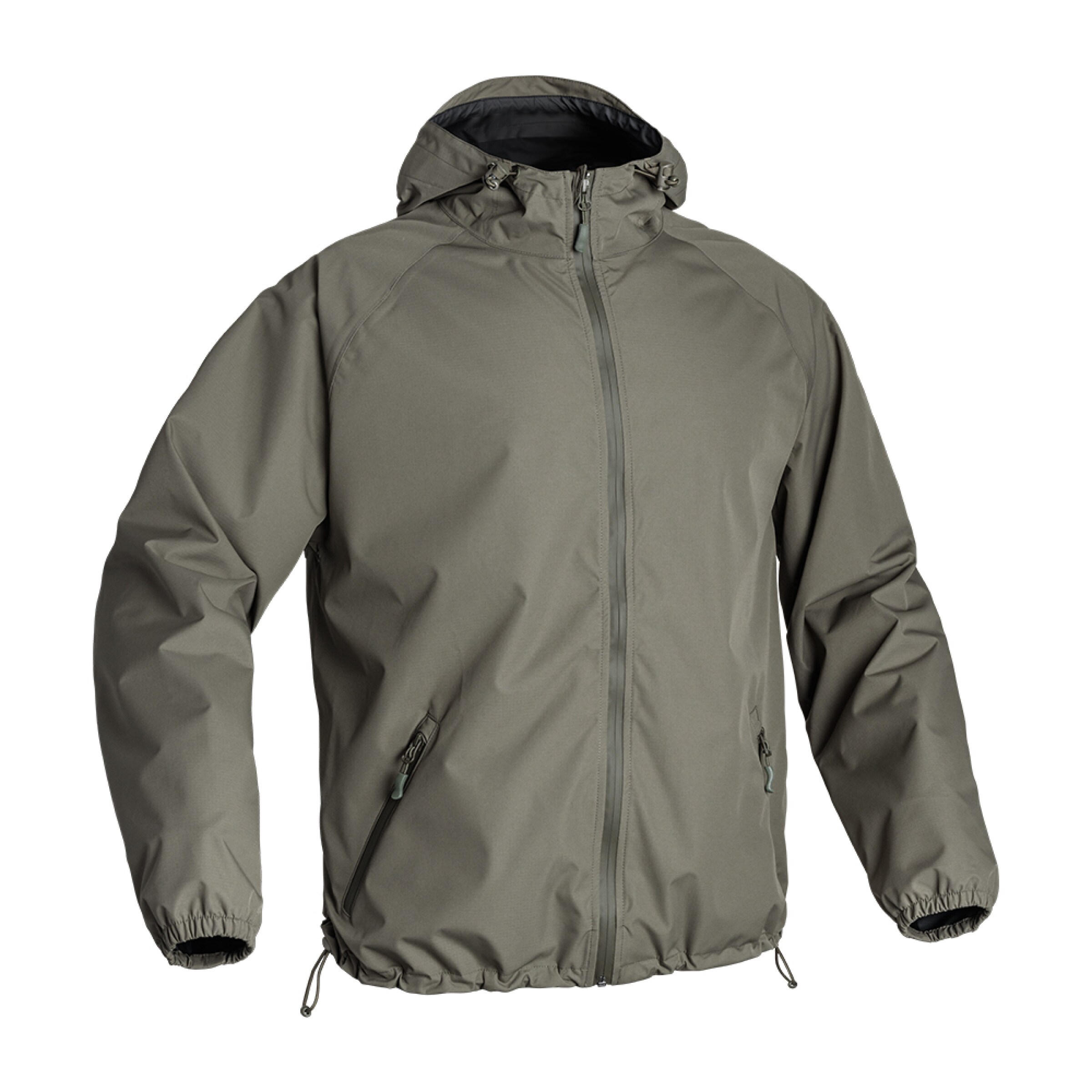 A10 Equipment Lightshell Short Jacket Rain Protect kabát - Olive Green