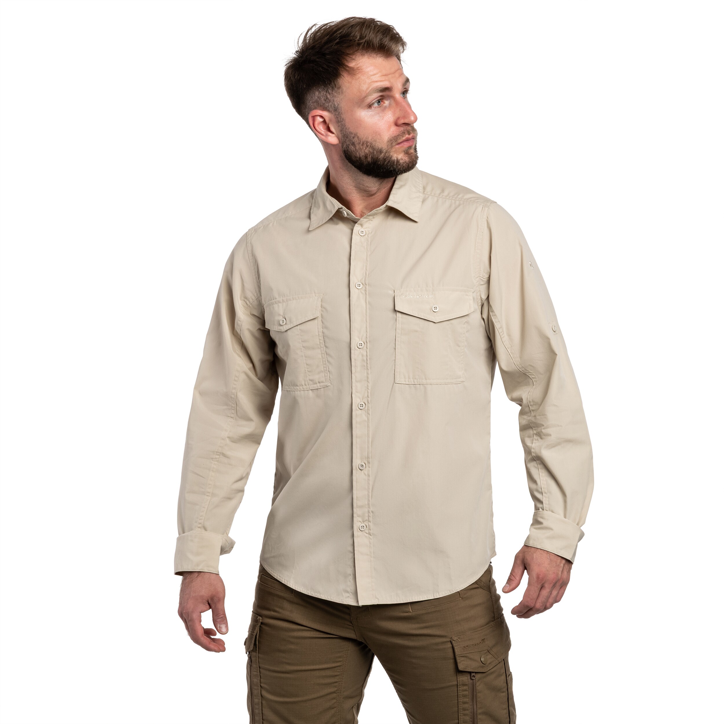 Craghoppers Kiwi II Long Sleeved ing - Oatmeal