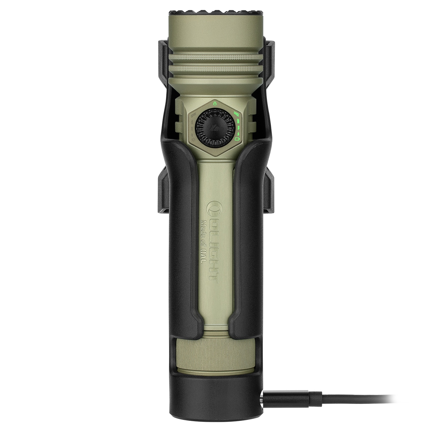 Olight Seeker Ultra Cool White Olive Green taktikai kereső zseblámpa - 4800 lumen
