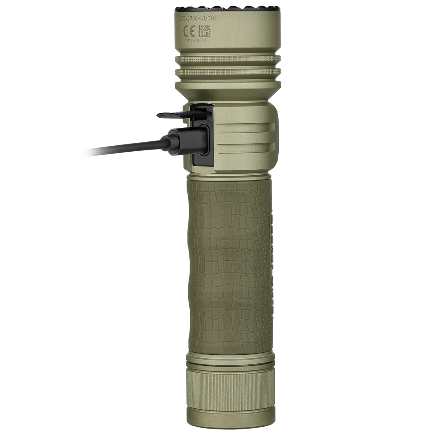 Olight Seeker Ultra Cool White Olive Green taktikai kereső zseblámpa - 4800 lumen