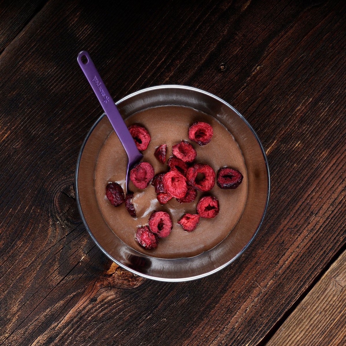 LYOFOO Csokoládé ízű puding fagyasztva szárított étel 65 g/339 kcal - 2 db