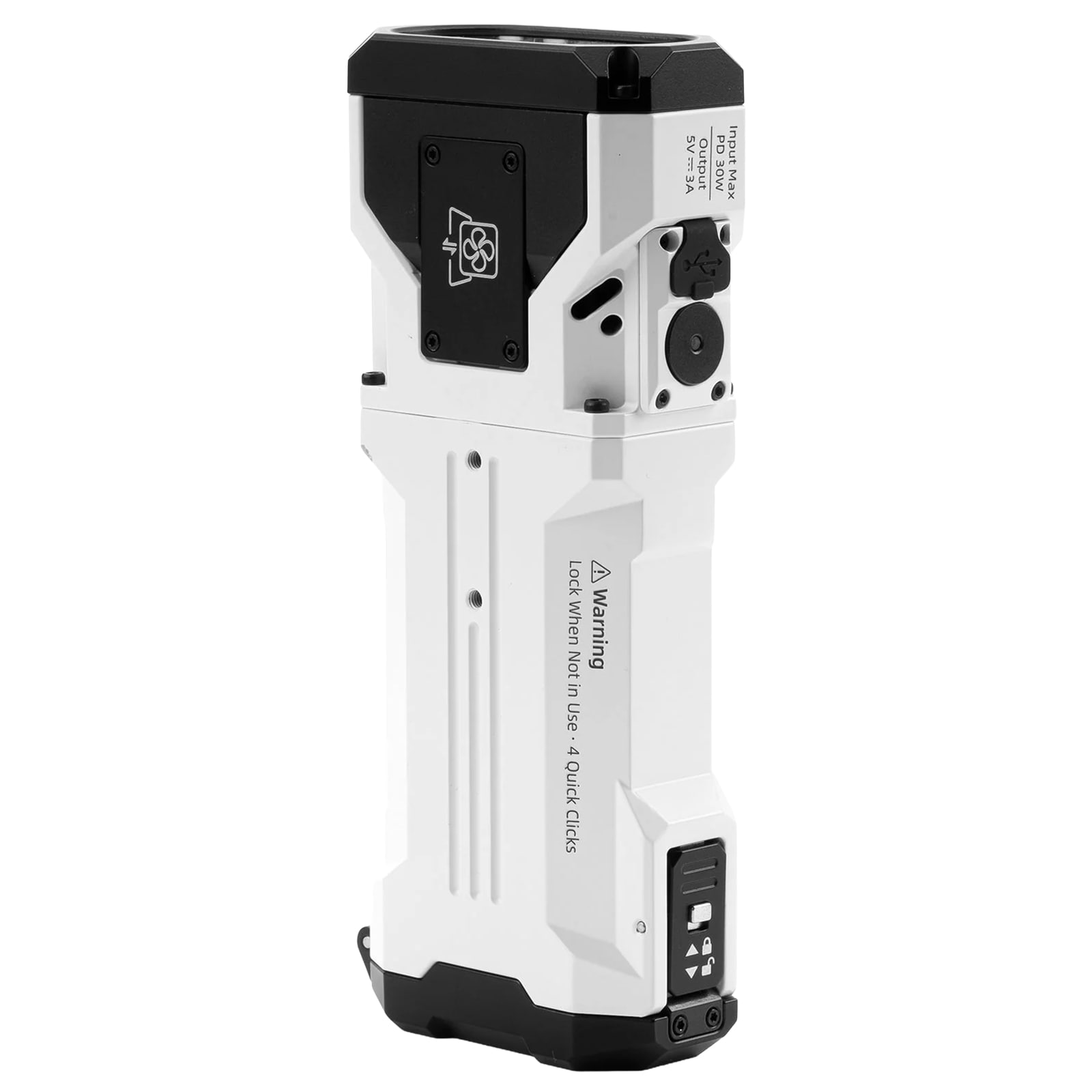 Wuben X1 Pro White zseblámpa powerbank funkcióval – 12 300 lumen