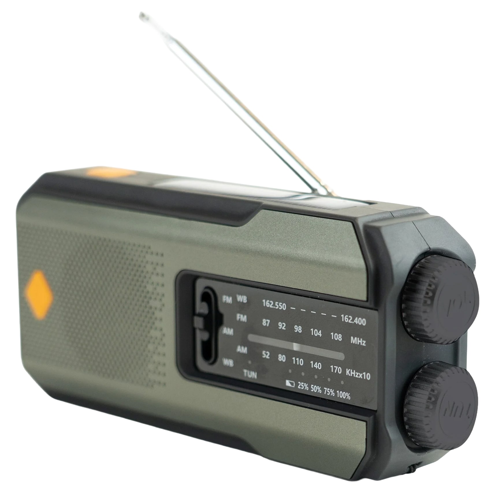 Highlander Outdoor Universal Survival Emergency Hub vészhelyzeti rádió