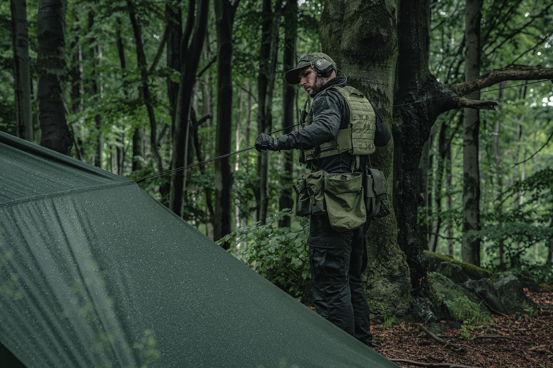 Savotta Laavu Tarp kempingponyva - Green